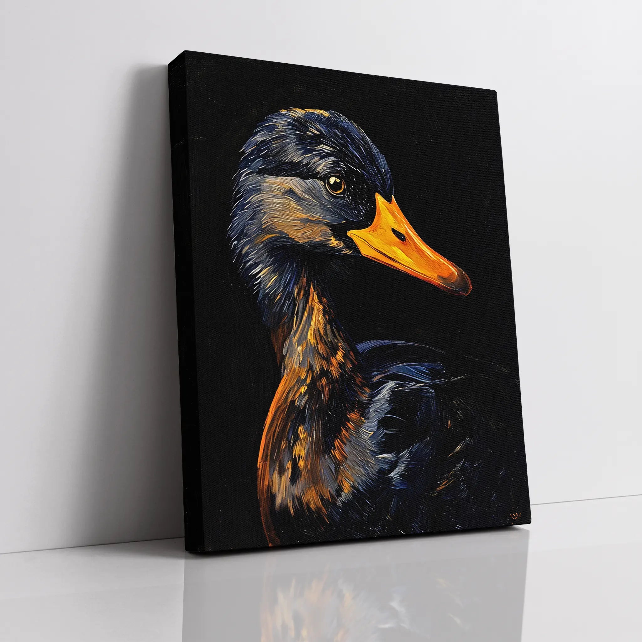 Midnight Mallard Duck Giclée Print 454631 Visual Wall Art AR3:4V-AR4:5V Giclée Print