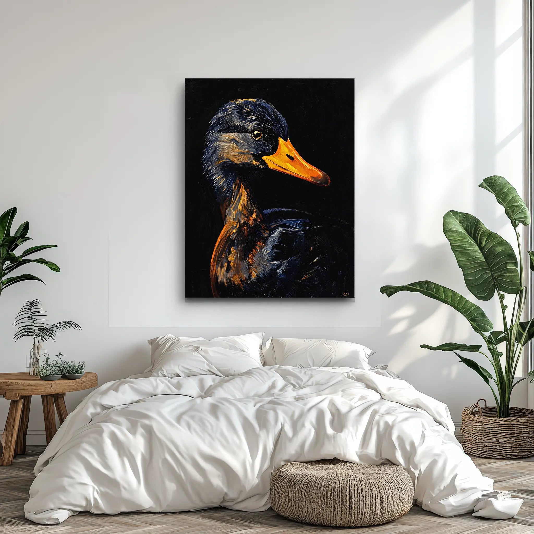 Midnight Mallard Duck Giclée Print 454631 Visual Wall Art AR3:4V-AR4:5V Giclée Print