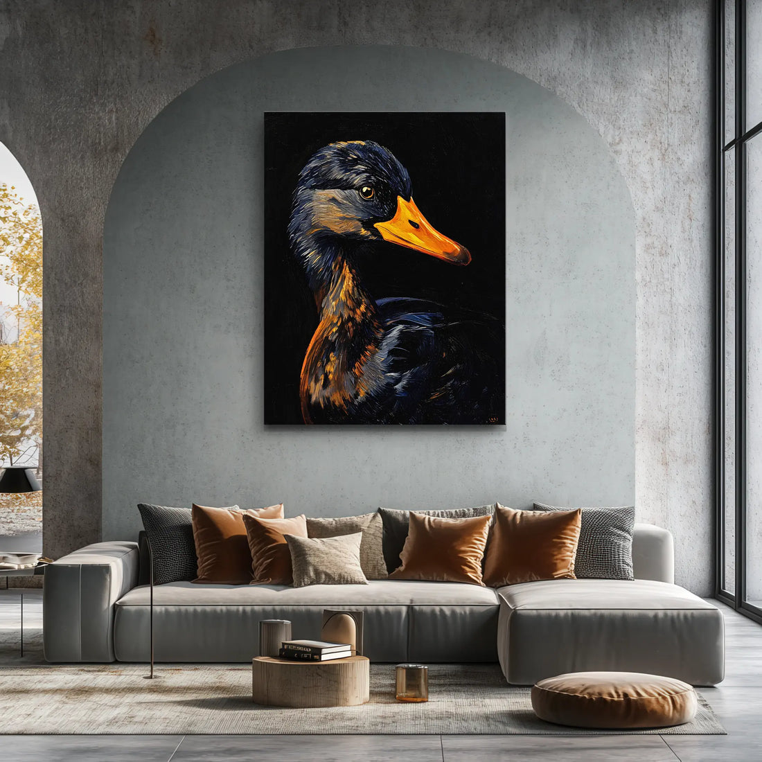 Midnight Mallard Duck Giclée Print 454631 Visual Wall Art AR3:4V-AR4:5V Giclée Print
