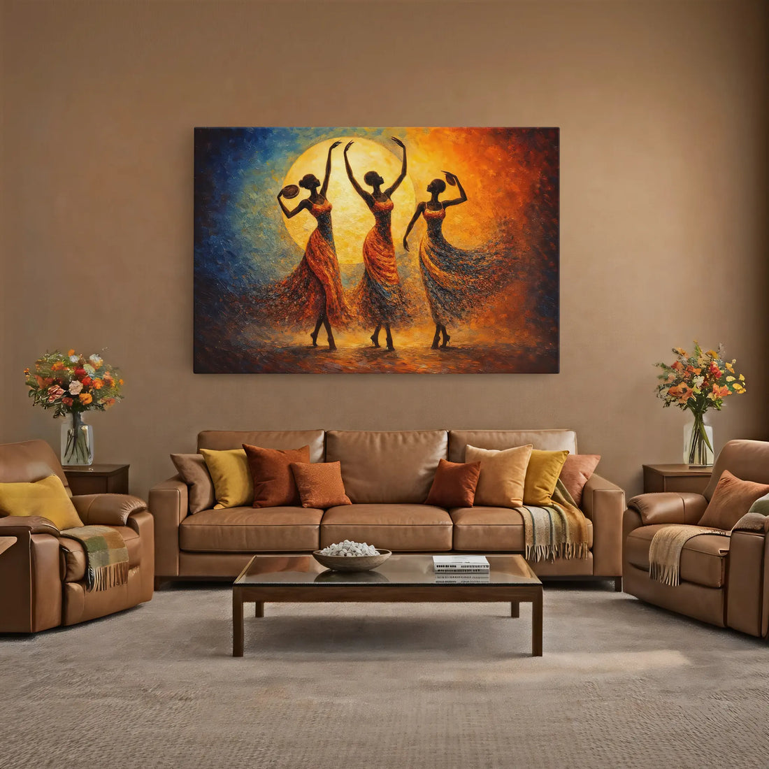 Moonlit Dance of Three Giclée Print 329007 Visual Wall Art AR3:2H Giclée Print