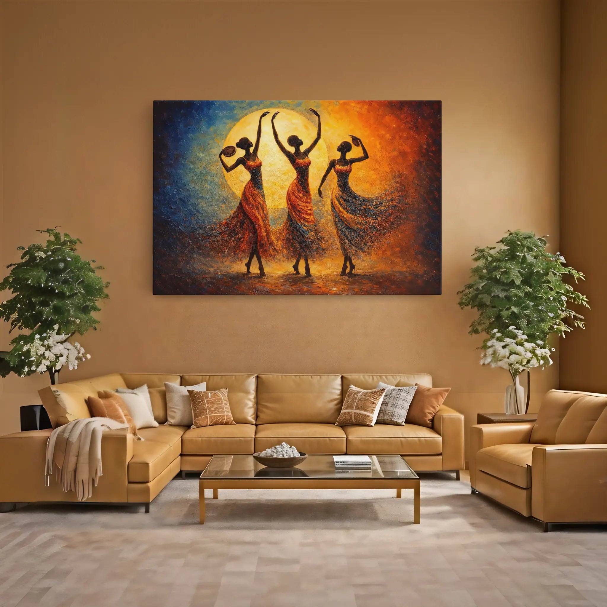 Moonlit Dance of Three Giclée Print 329007 Visual Wall Art AR3:2H Giclée Print