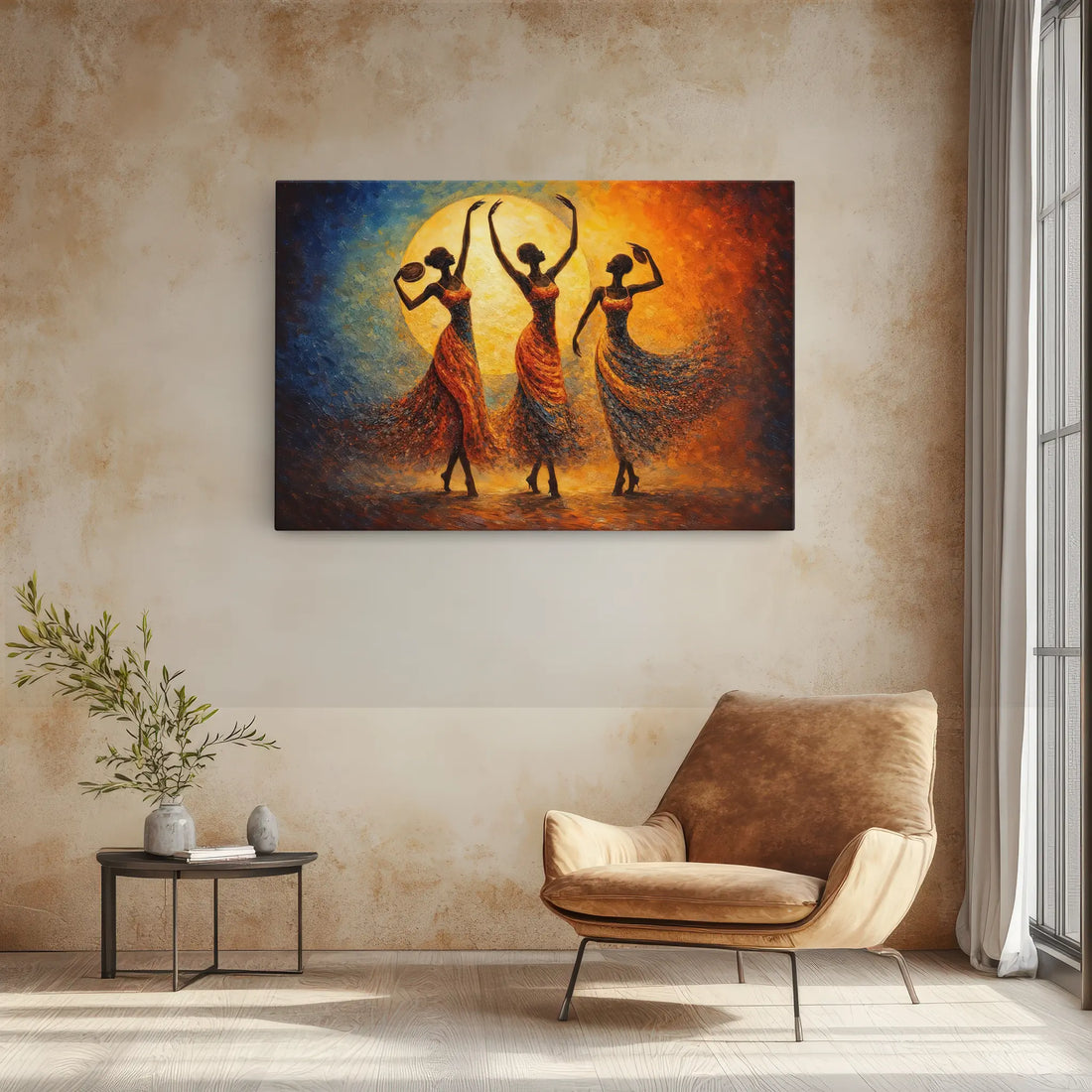 Moonlit Dance of Three Giclée Print 329007 Visual Wall Art AR3:2H Giclée Print