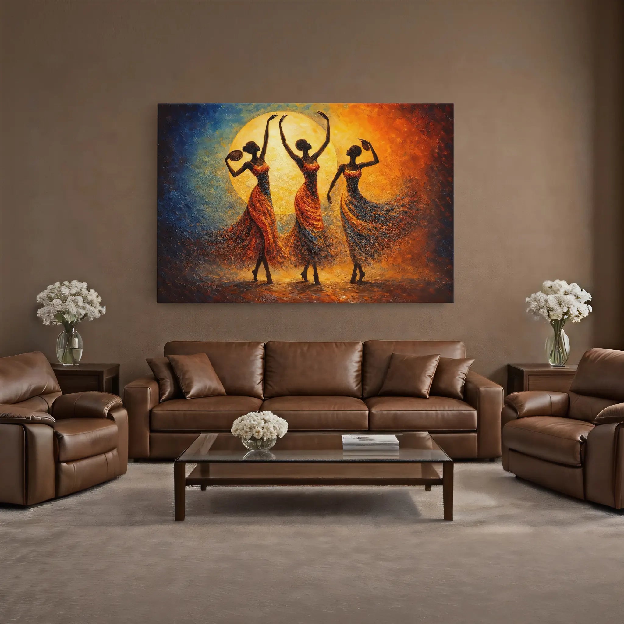 Moonlit Dance of Three Giclée Print 329007 Visual Wall Art AR3:2H Giclée Print