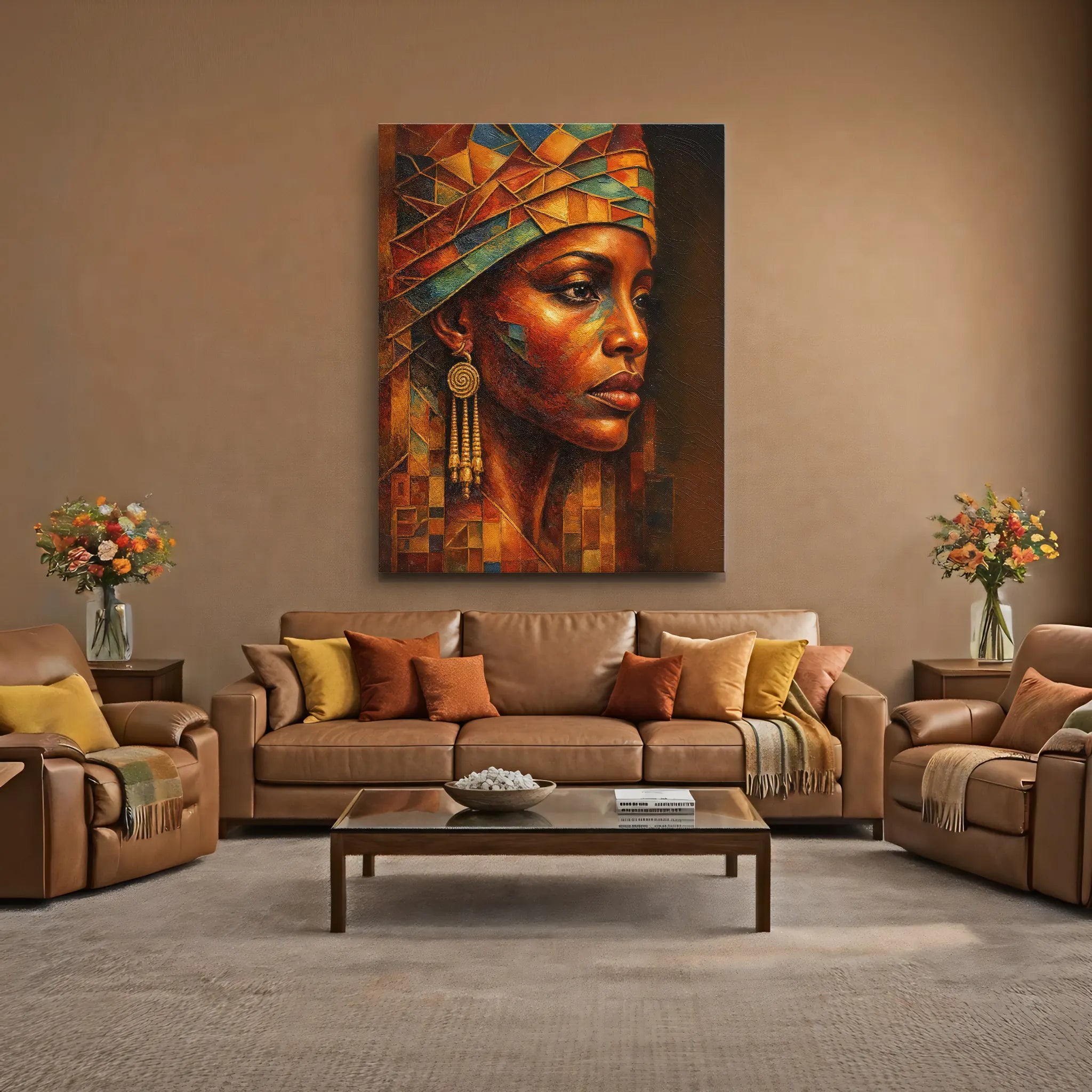 Mosaic Crown Giclée Prints 459010 Visual Wall Art AR3:4V-AR4:5V Giclée Print
