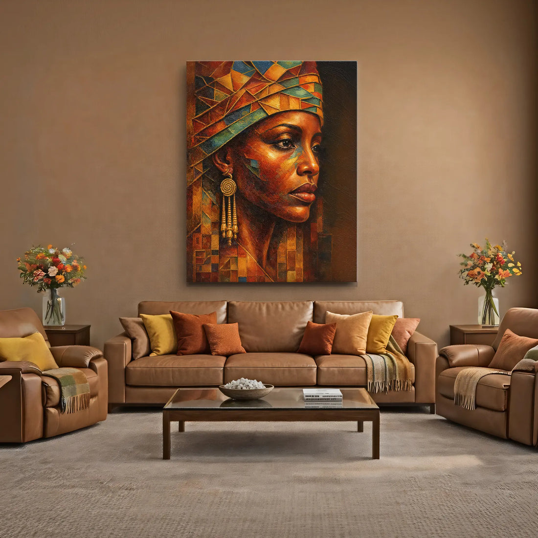 Mosaic Crown Giclée Prints 459010 Visual Wall Art AR3:4V-AR4:5V Giclée Print