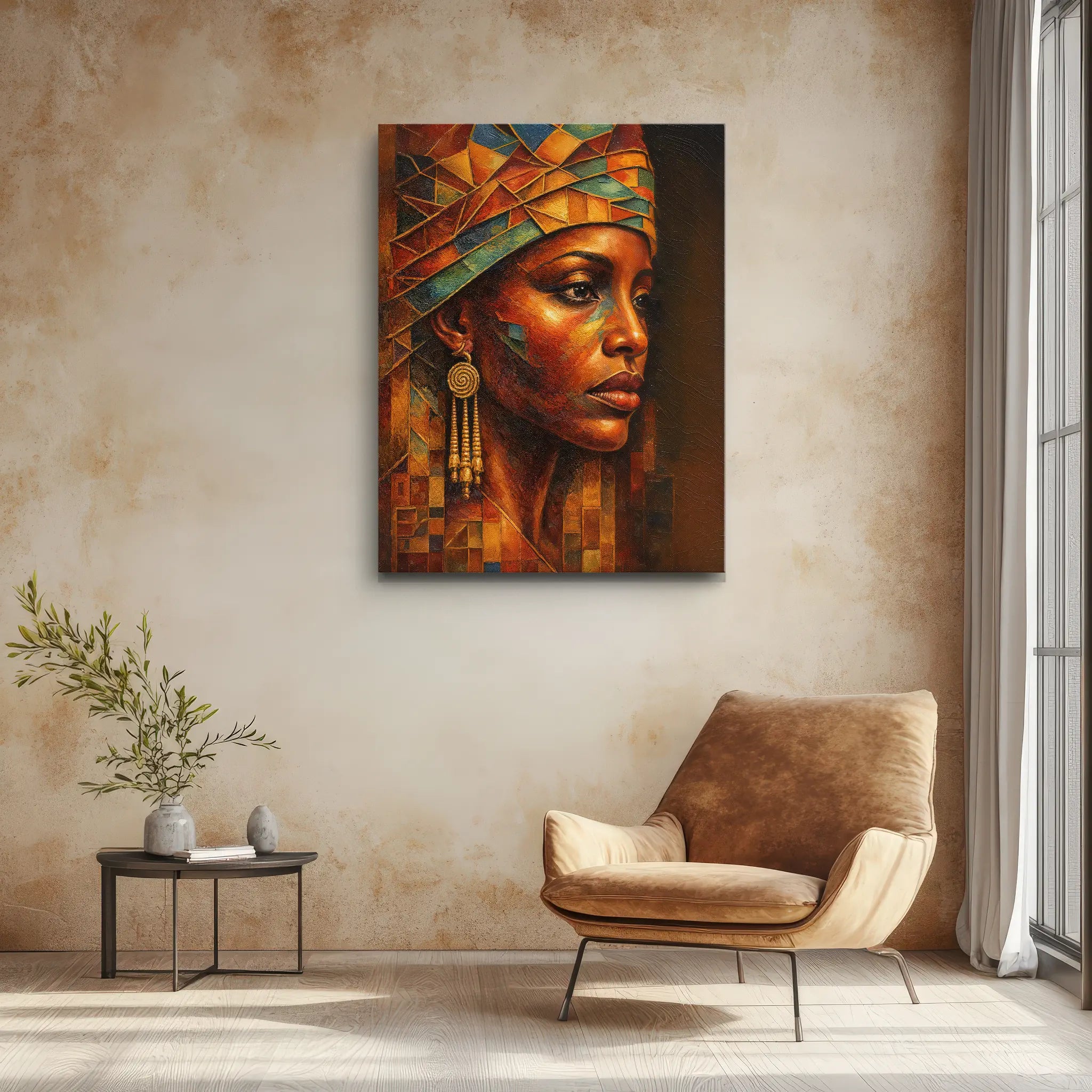 Mosaic Crown Giclée Prints 459010 Visual Wall Art AR3:4V-AR4:5V Giclée Print