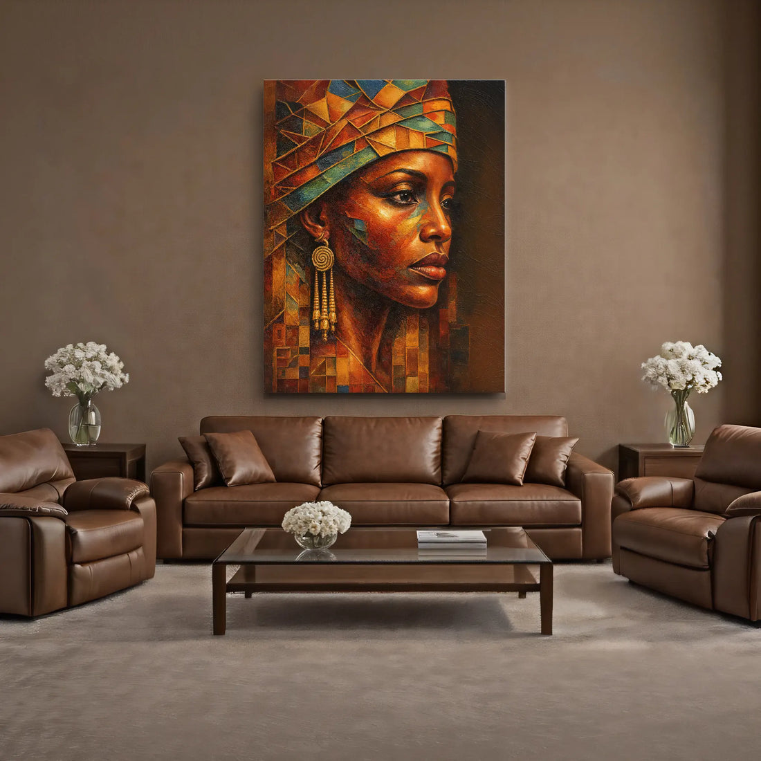 Mosaic Crown Giclée Prints 459010 Visual Wall Art AR3:4V-AR4:5V Giclée Print