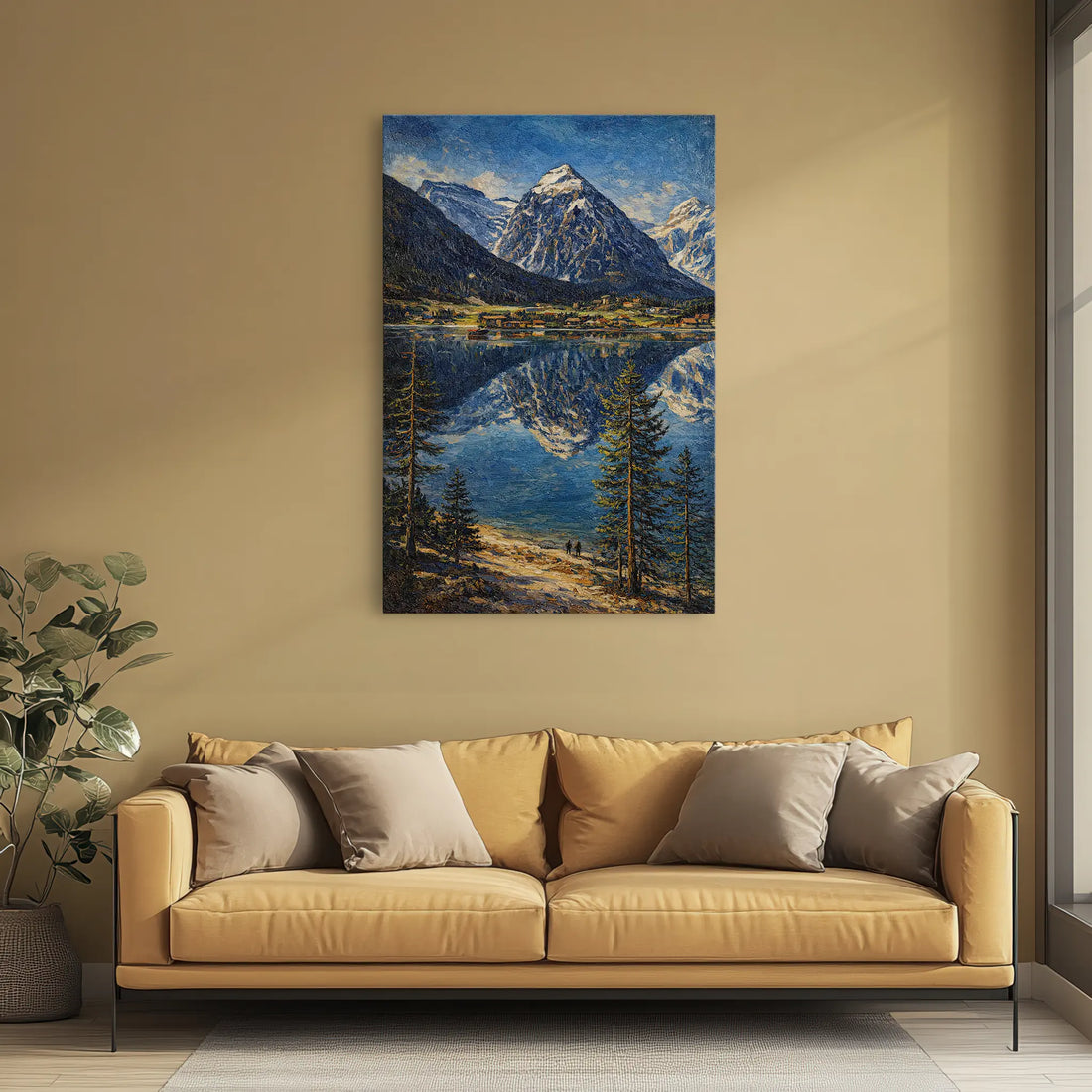 Mountain-Reflection-Lake-Giclée-Print-232007 Visual Wall Art AR2:3V Giclée Print