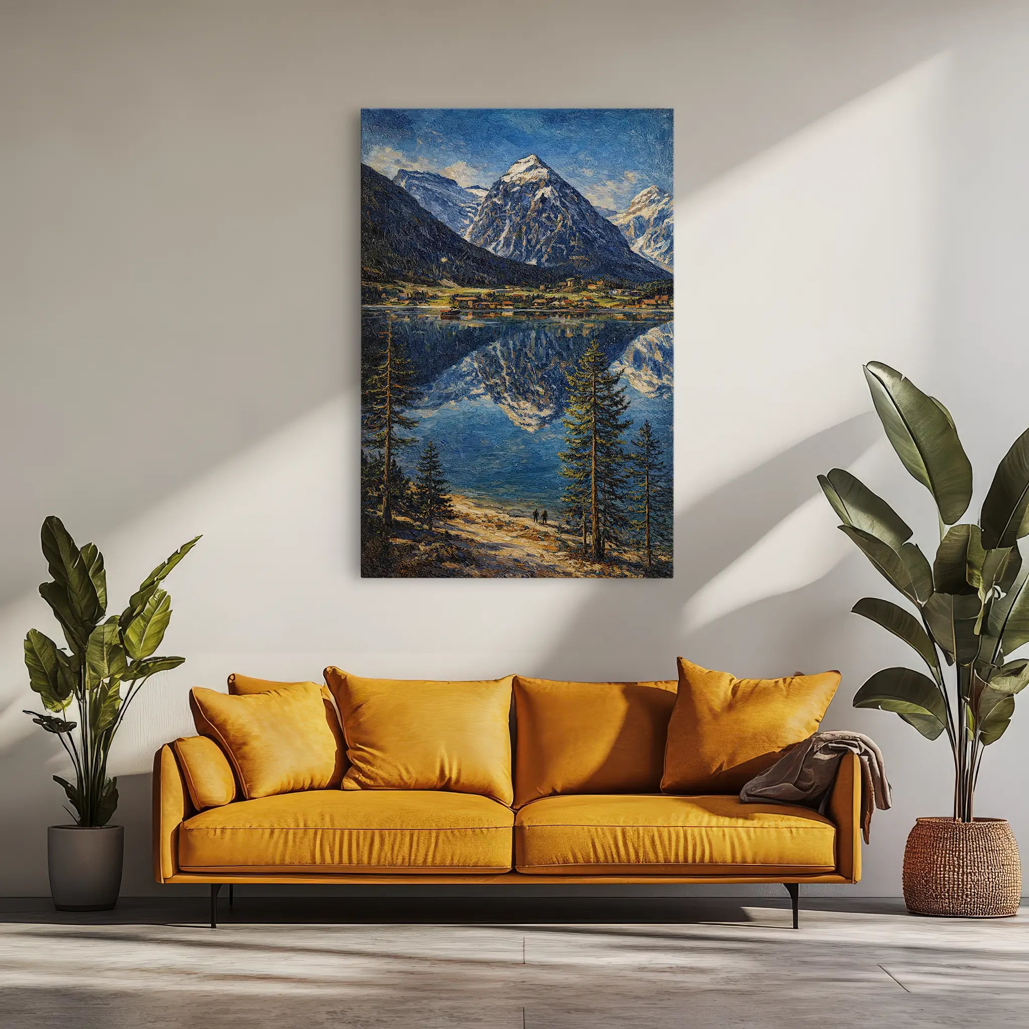 Mountain-Reflection-Lake-Giclée-Print-232007 Visual Wall Art AR2:3V Giclée Print
