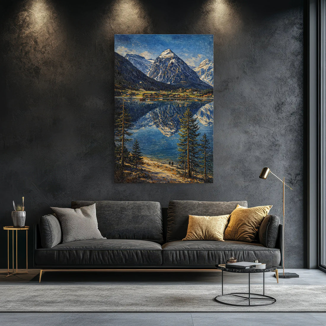 Mountain-Reflection-Lake-Giclée-Print-232007 Visual Wall Art AR2:3V Giclée Print