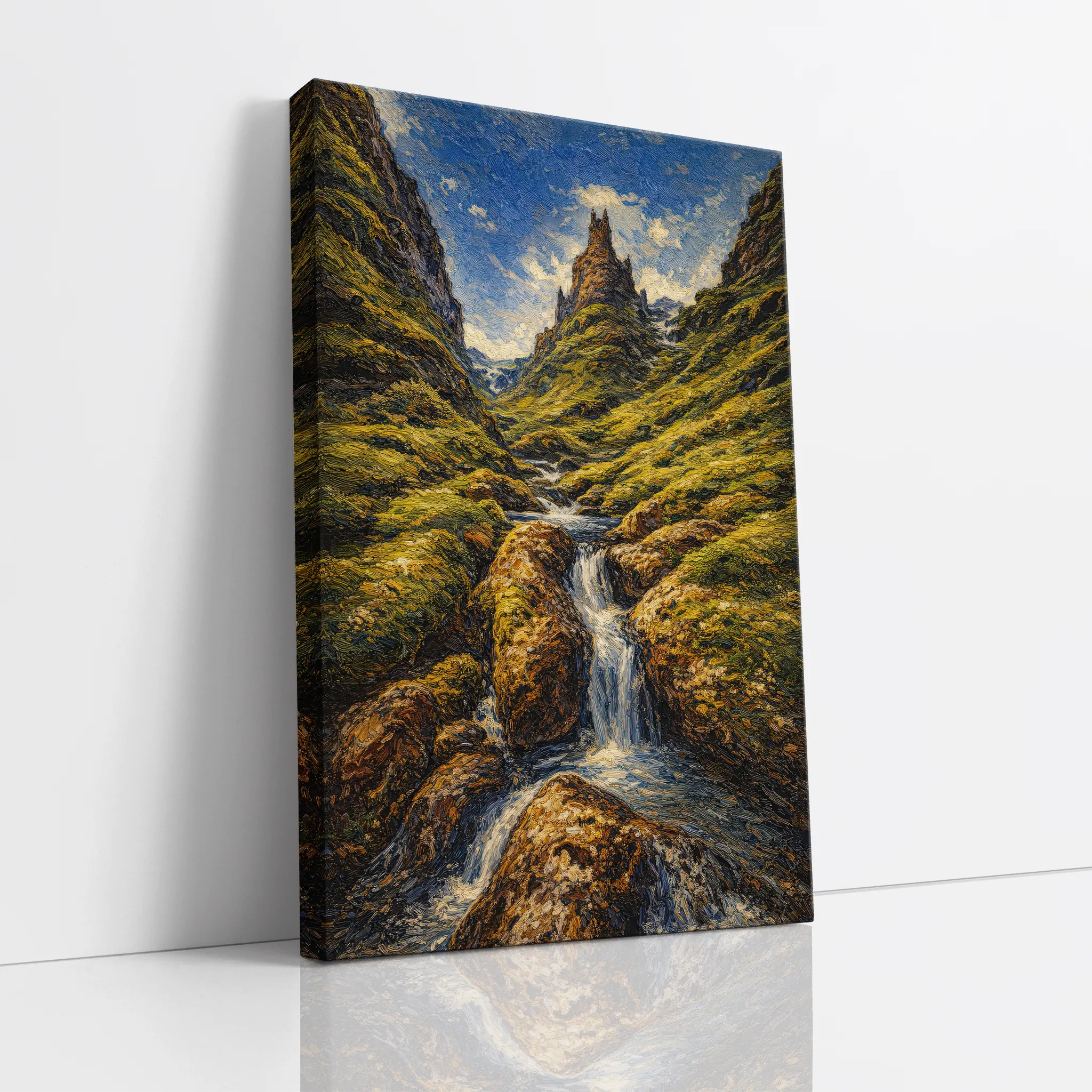 Mountain-Stream-Valley-Giclée-Print-232008 Visual Wall Art AR2:3V Giclée Print