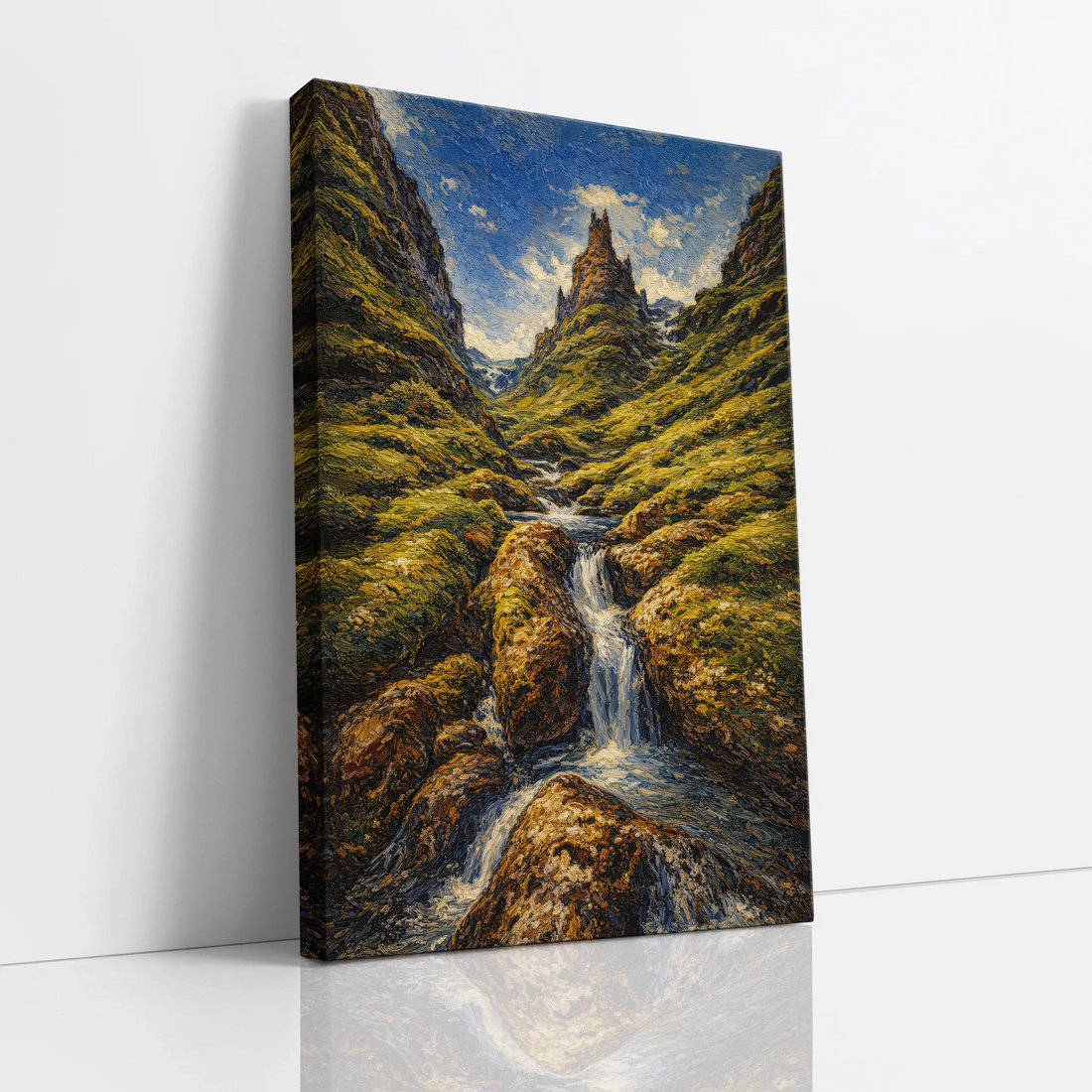 Mountain-Stream-Valley-Giclée-Print-232008 Visual Wall Art AR2:3V Giclée Print