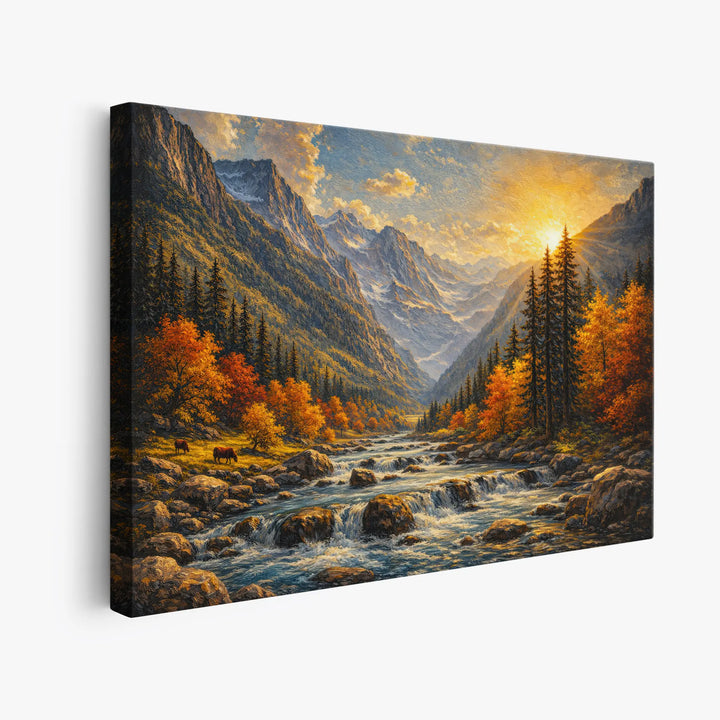 Mountain Valley Stream Still Life Giclée Print 324006 Visual Wall Art AR3:2H Giclée Print