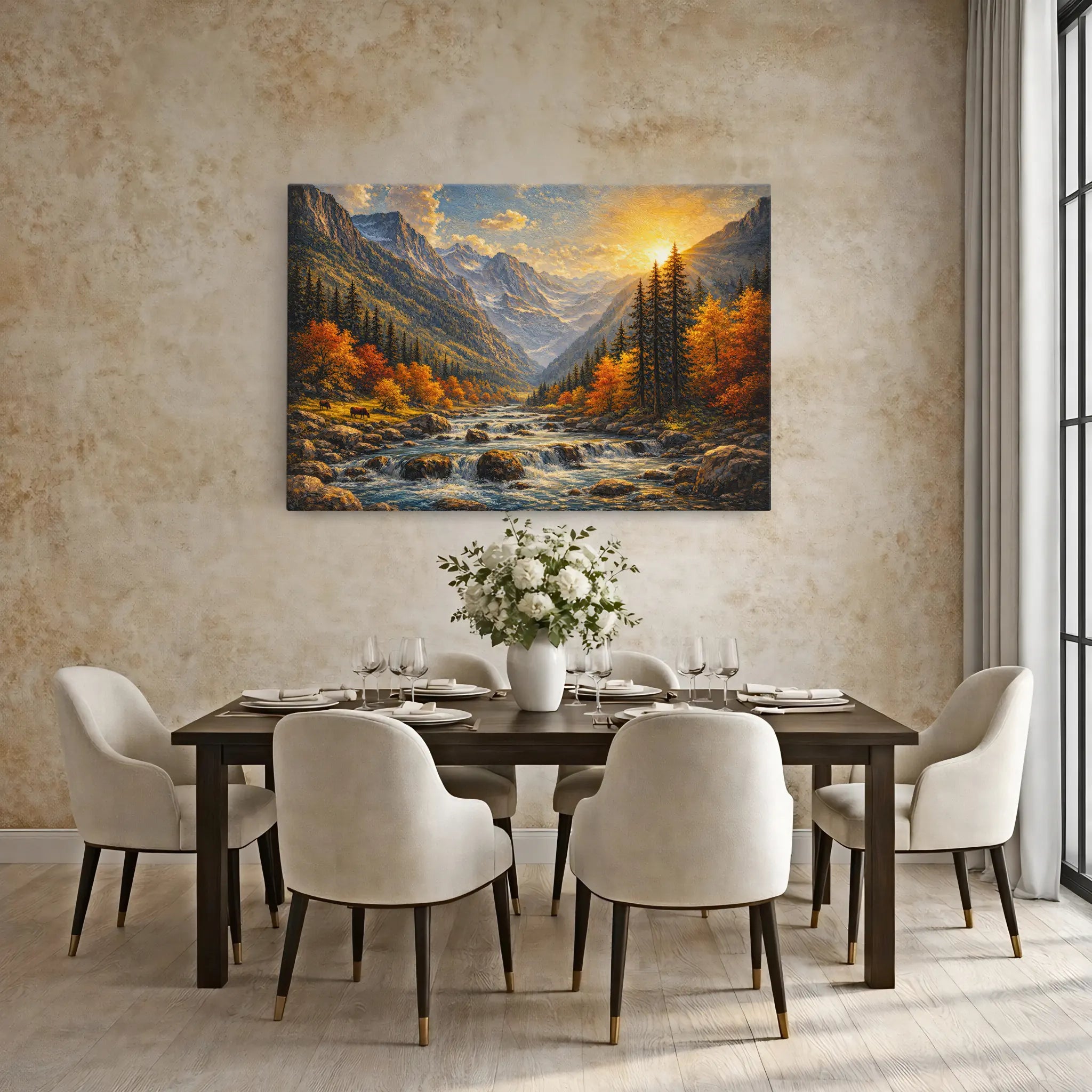 Mountain Valley Stream Still Life Giclée Print 324006 Visual Wall Art AR3:2H Giclée Print