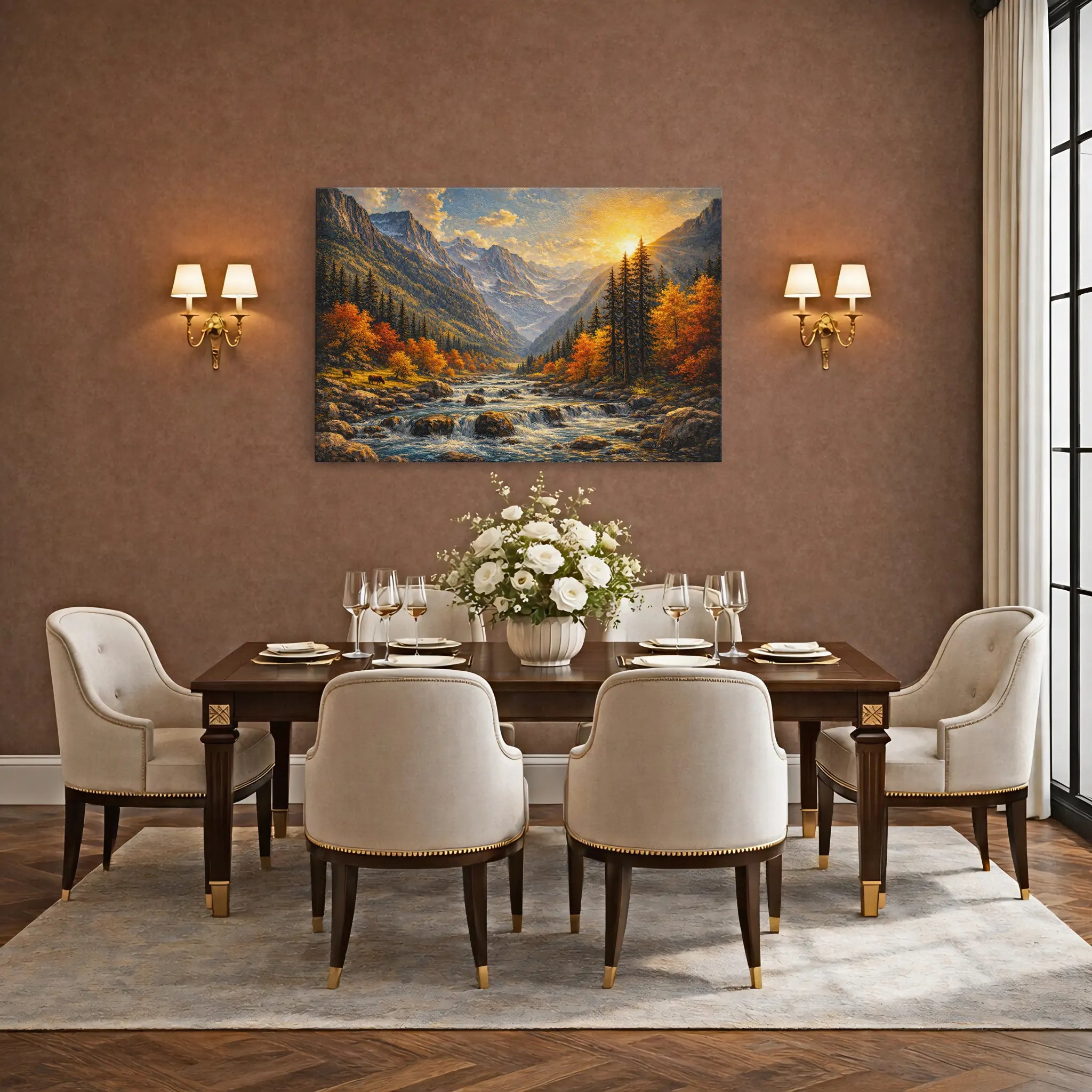 Mountain Valley Stream Still Life Giclée Print 324006 Visual Wall Art AR3:2H Giclée Print