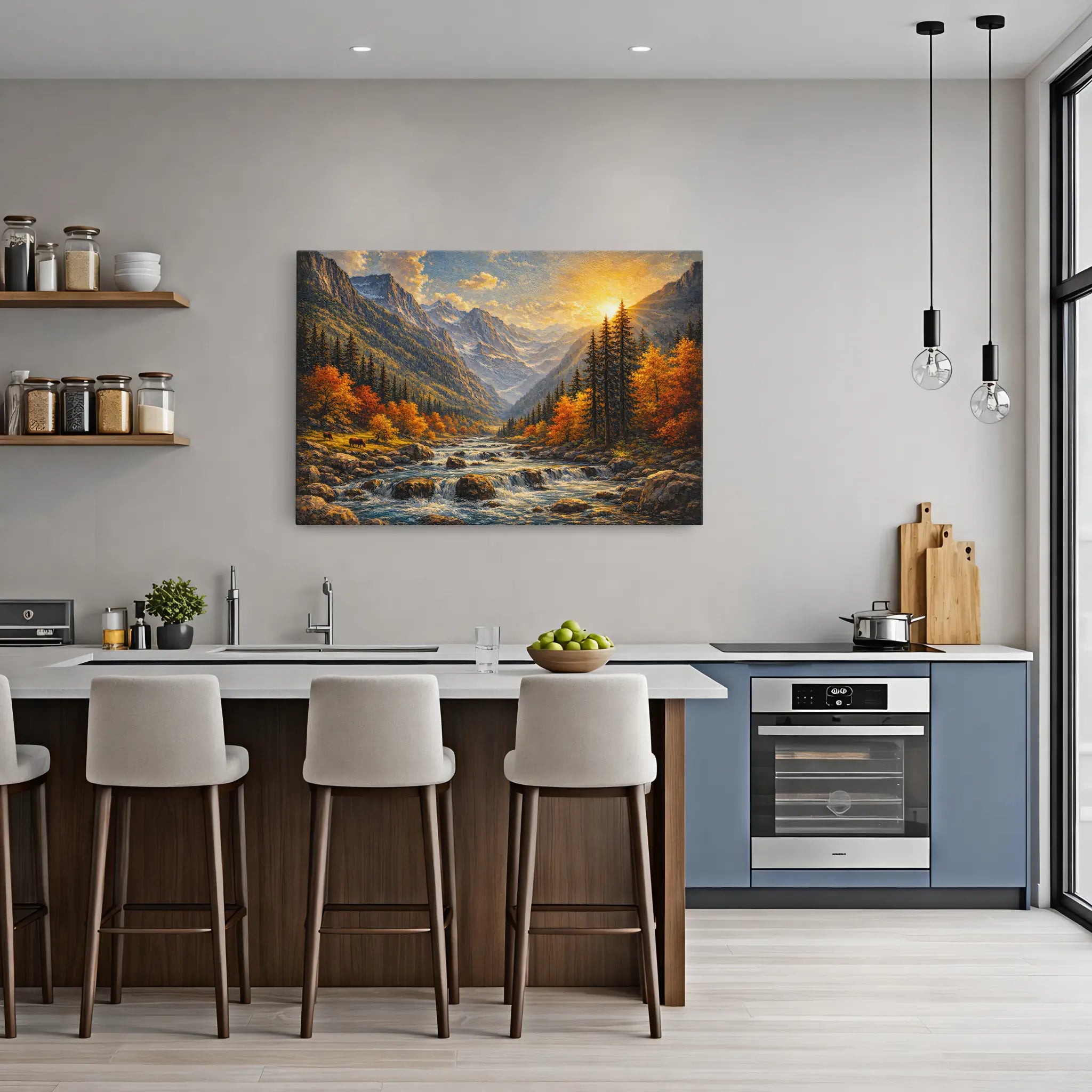 Mountain Valley Stream Still Life Giclée Print 324006 Visual Wall Art AR3:2H Giclée Print