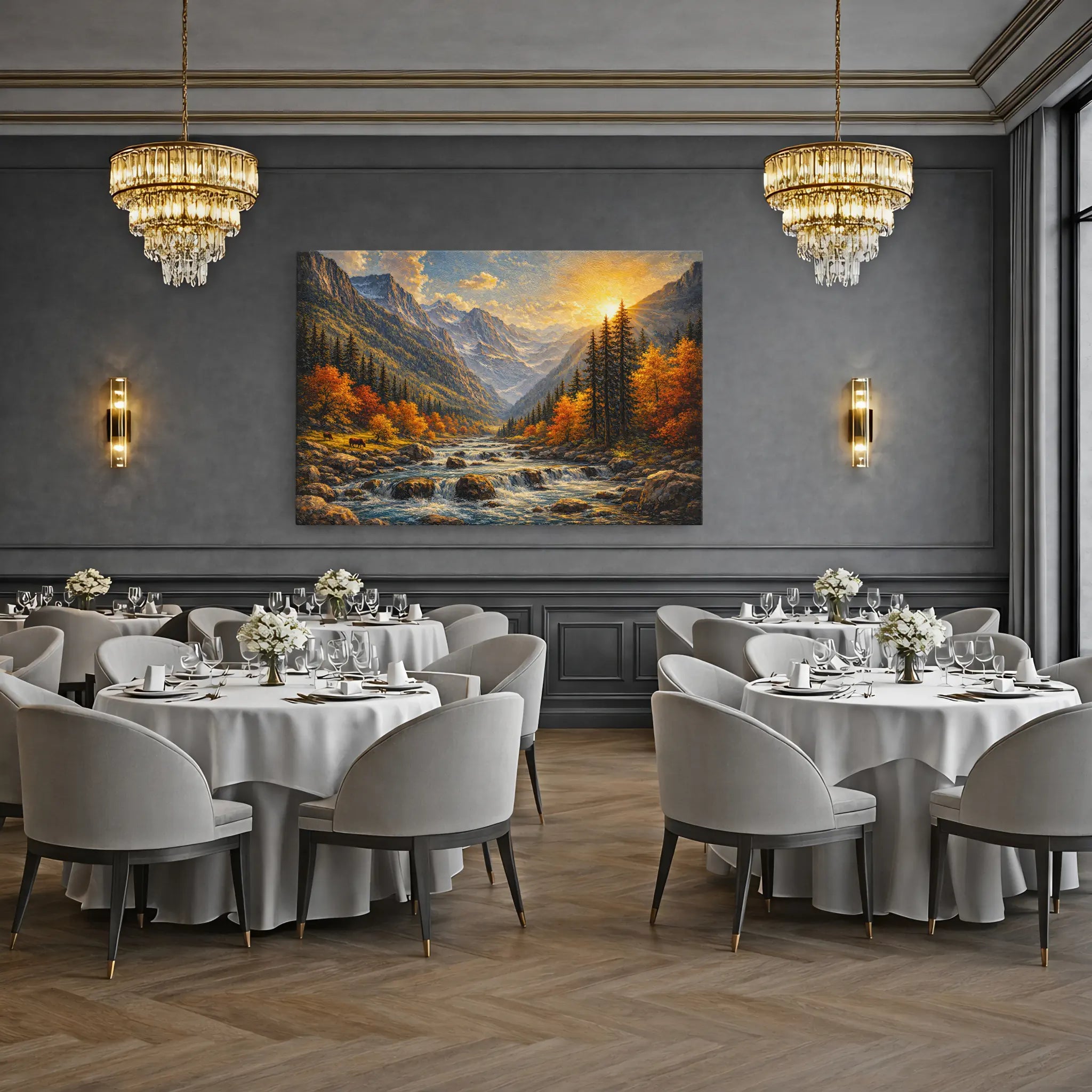 Mountain Valley Stream Still Life Giclée Print 324006 Visual Wall Art AR3:2H Giclée Print