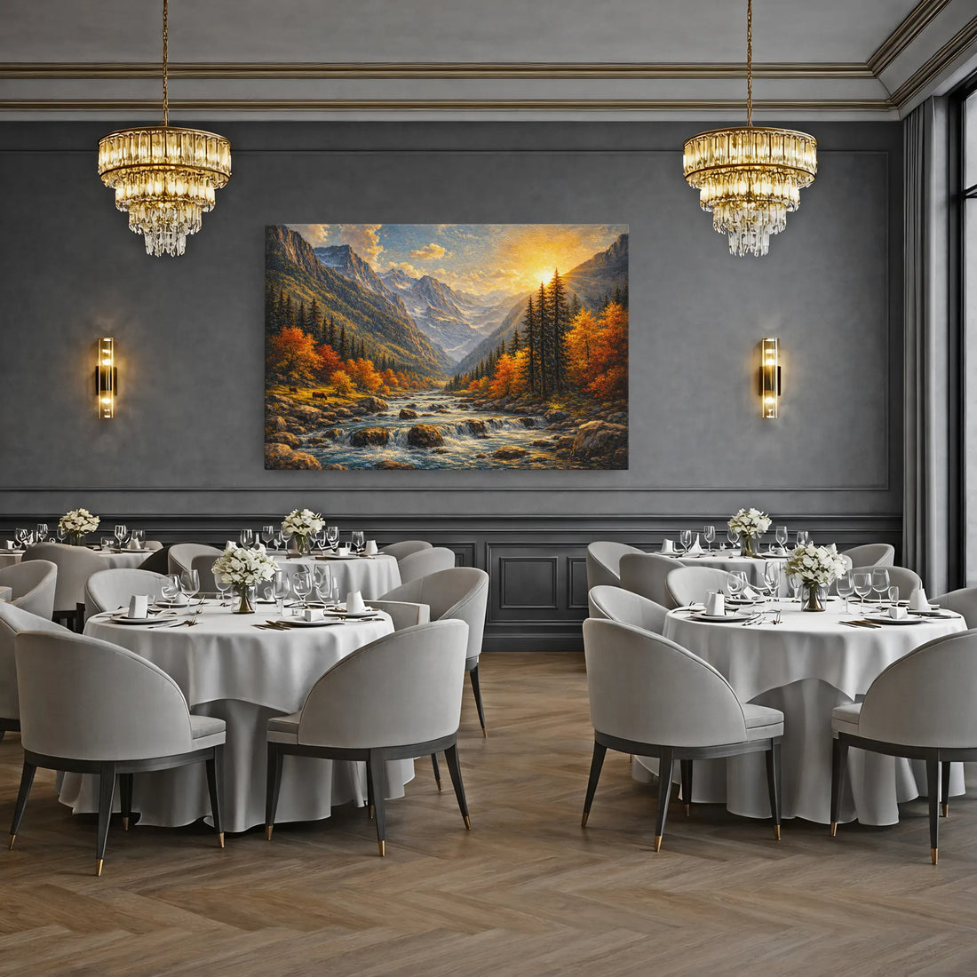 Mountain Valley Stream Still Life Giclée Print 324006 Visual Wall Art AR3:2H Giclée Print