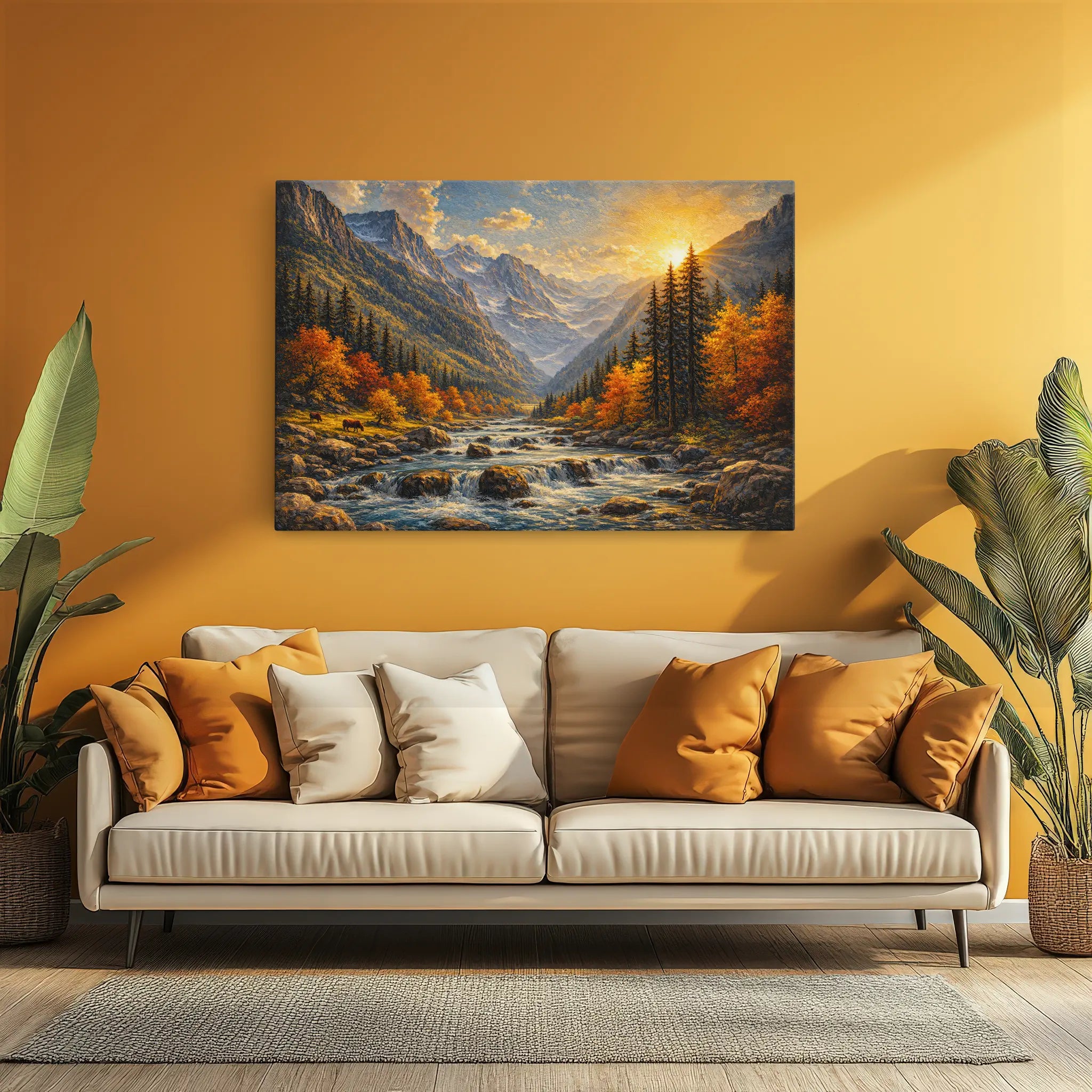 Mountain Valley Stream Still Life Giclée Print 324006 Visual Wall Art AR3:2H Giclée Print