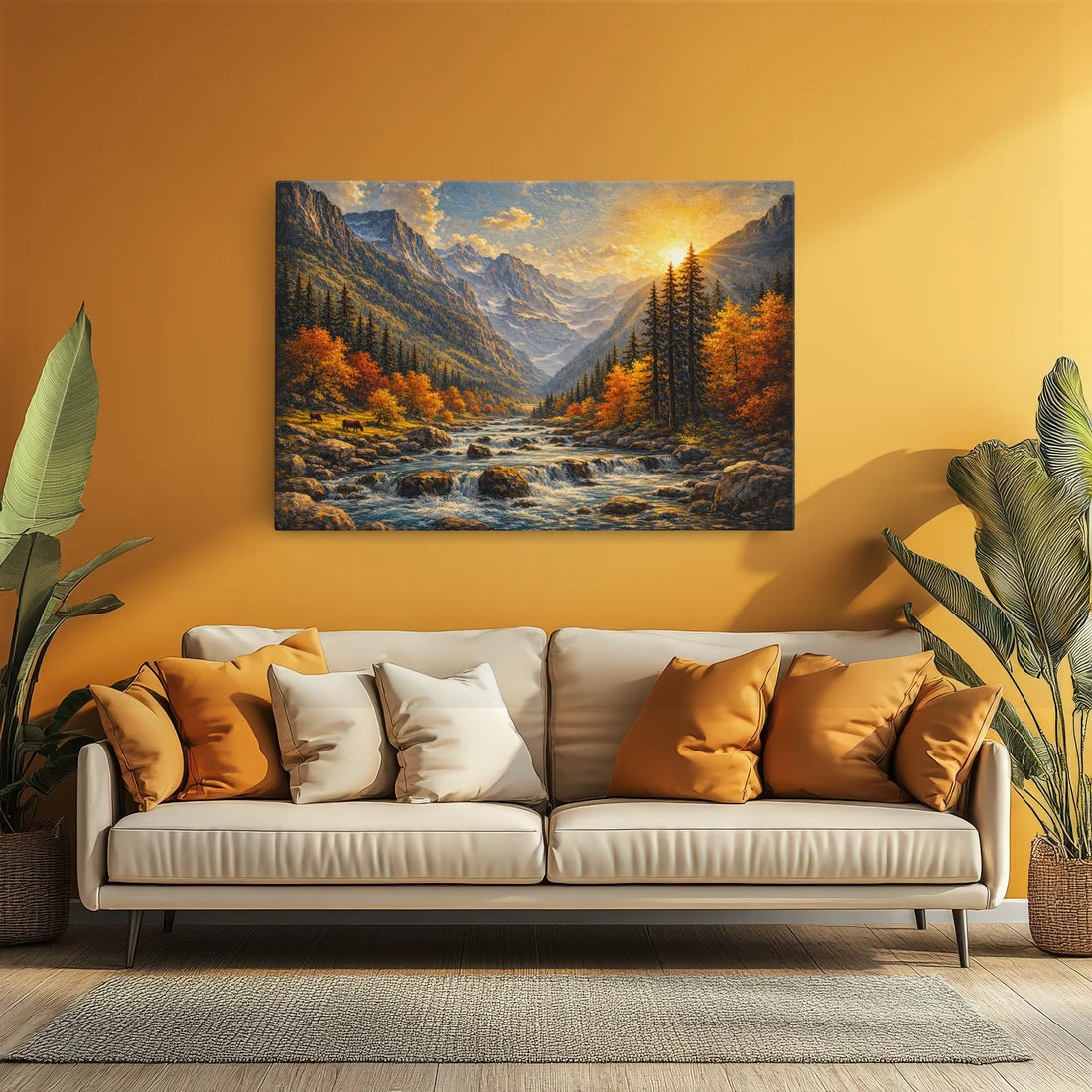 Mountain Valley Stream Still Life Giclée Print 324006 Visual Wall Art AR3:2H Giclée Print