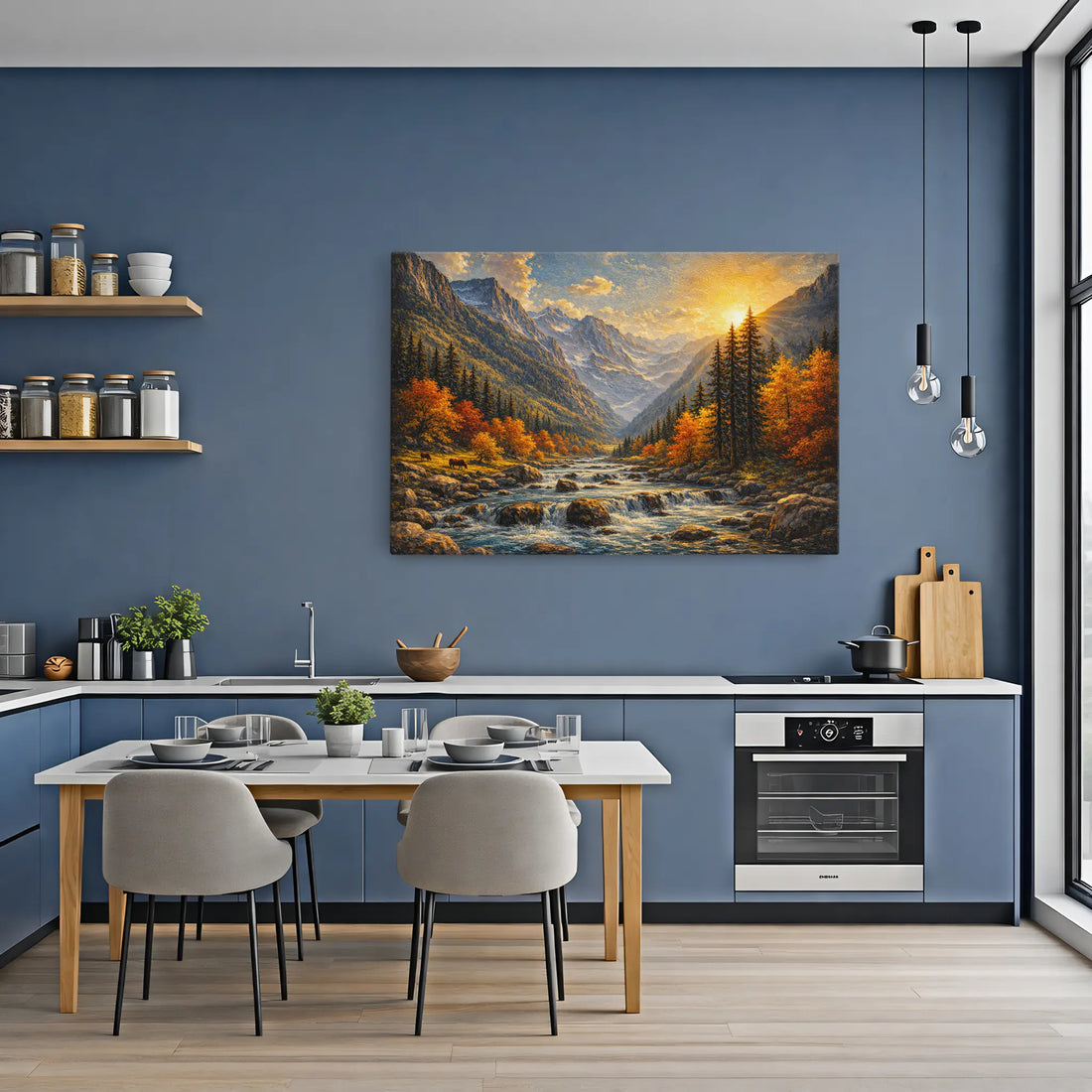Mountain Valley Stream Still Life Giclée Print 324006 Visual Wall Art AR3:2H Giclée Print
