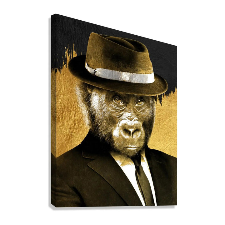 Mr Ape Gold Giclee Print 34919 Giclée Stretched Canvas Print Pictorem.com