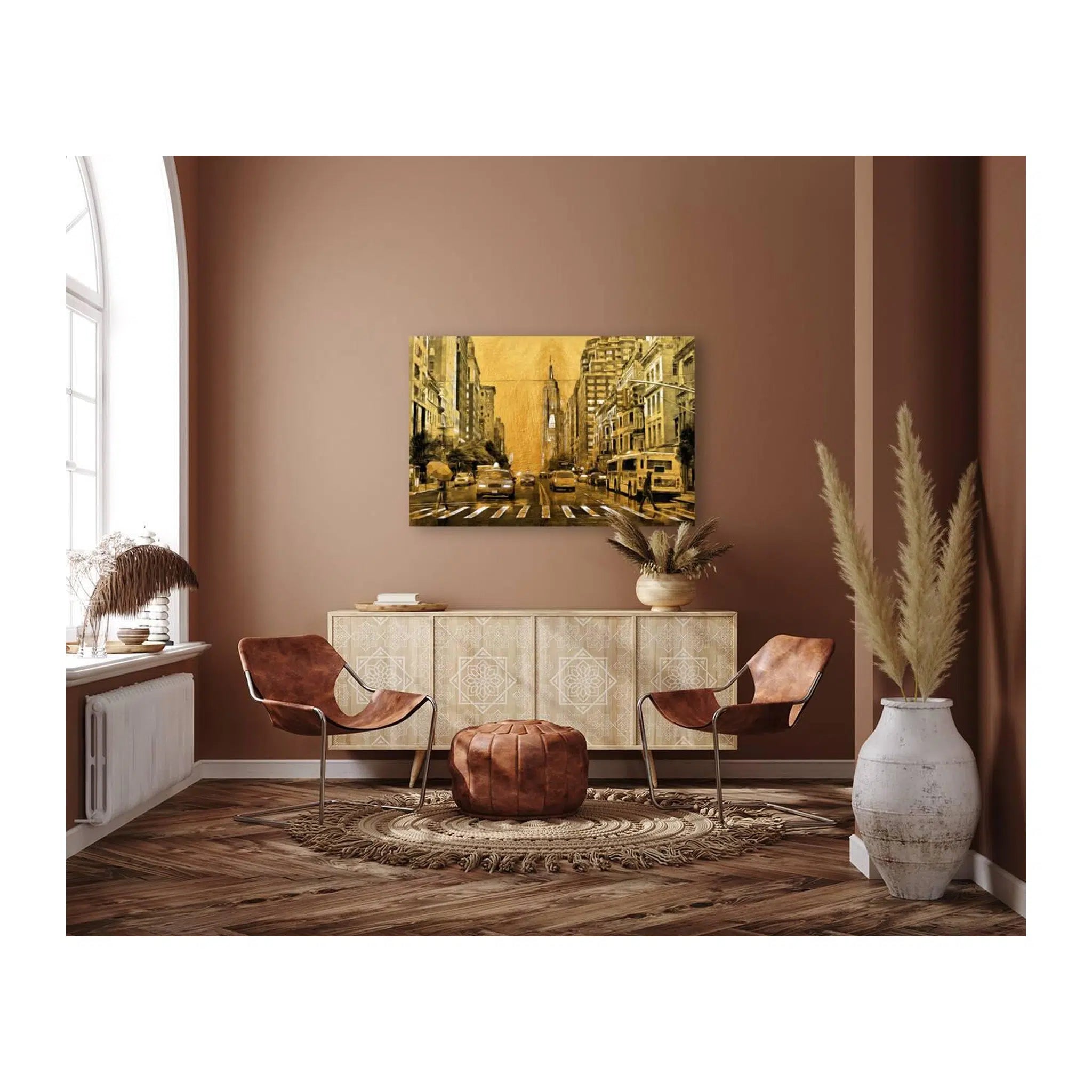 NY City Gold Giclée Print 32917 Visual Wall Art