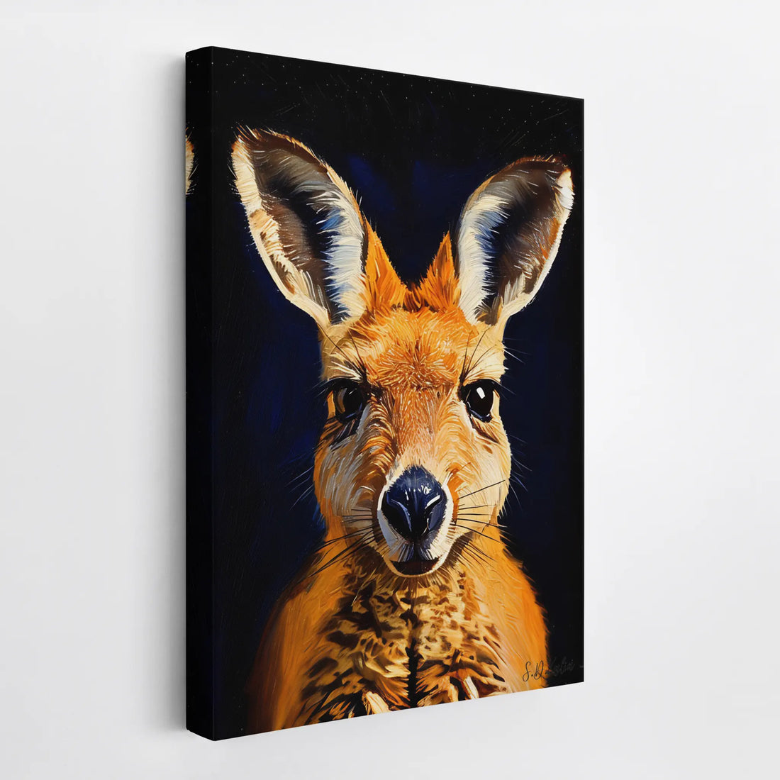 Night Watch Kangaroo Close-Up Giclée Print 231093 Visual Wall Art AR2:3V Giclée Print