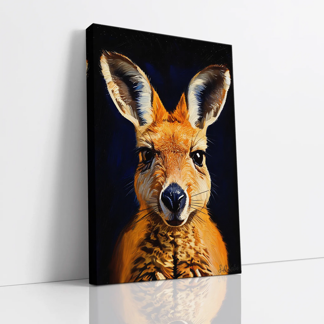 Night Watch Kangaroo Close-Up Giclée Print 231093 Visual Wall Art AR2:3V Giclée Print