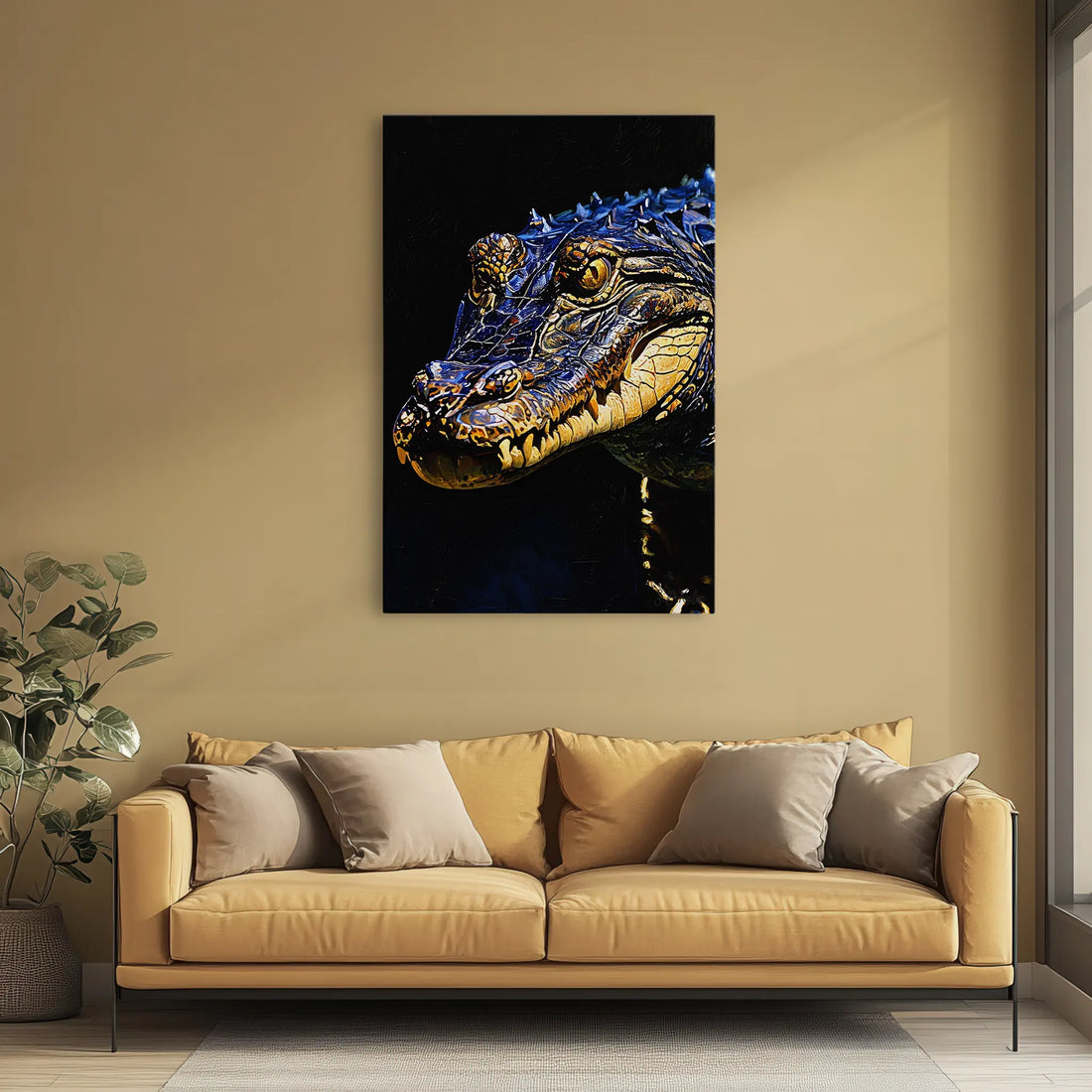 Nightjaw The Gator’s Stare Giclée Print 231094 Visual Wall Art AR2:3V Giclée Print