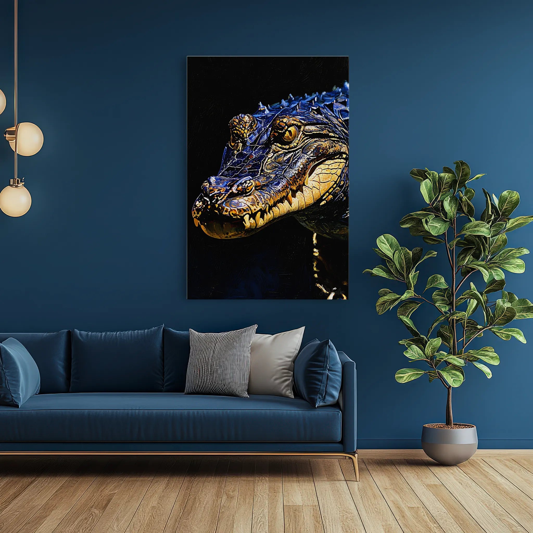 Nightjaw The Gator’s Stare Giclée Print 231094 Visual Wall Art AR2:3V Giclée Print