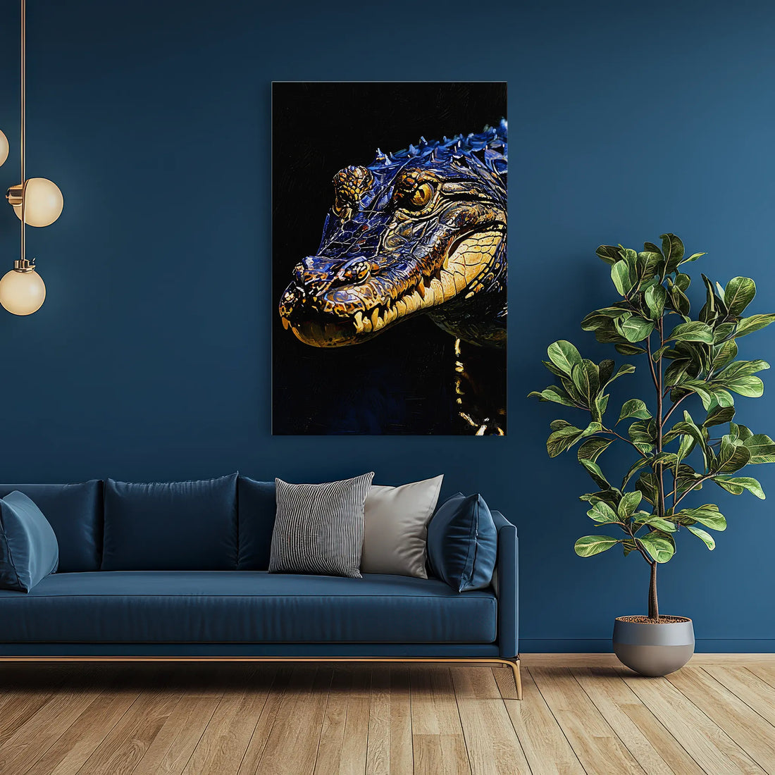 Nightjaw The Gator’s Stare Giclée Print 231094 Visual Wall Art AR2:3V Giclée Print