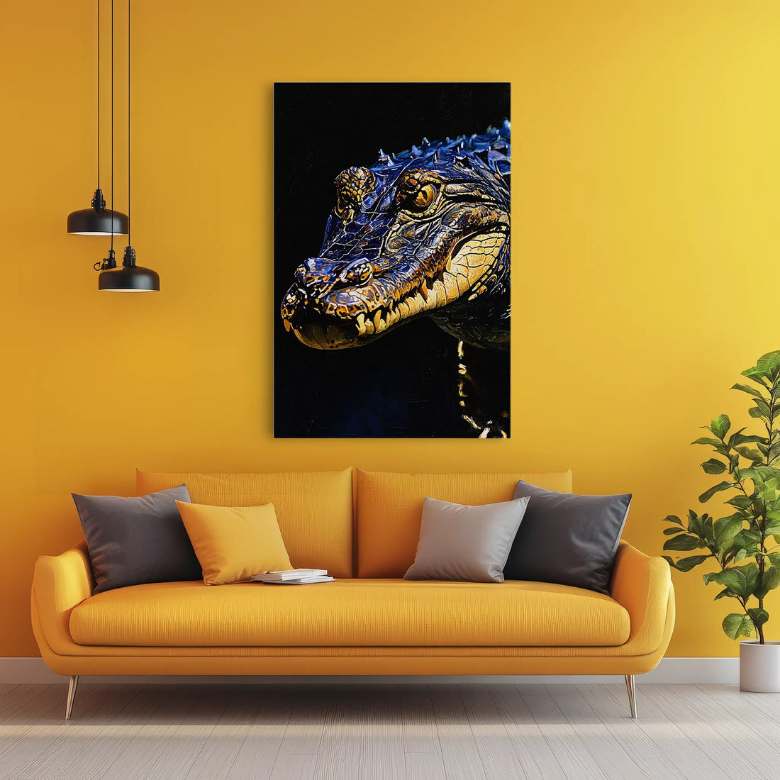 Nightjaw The Gator’s Stare Giclée Print 231094 Visual Wall Art AR2:3V Giclée Print