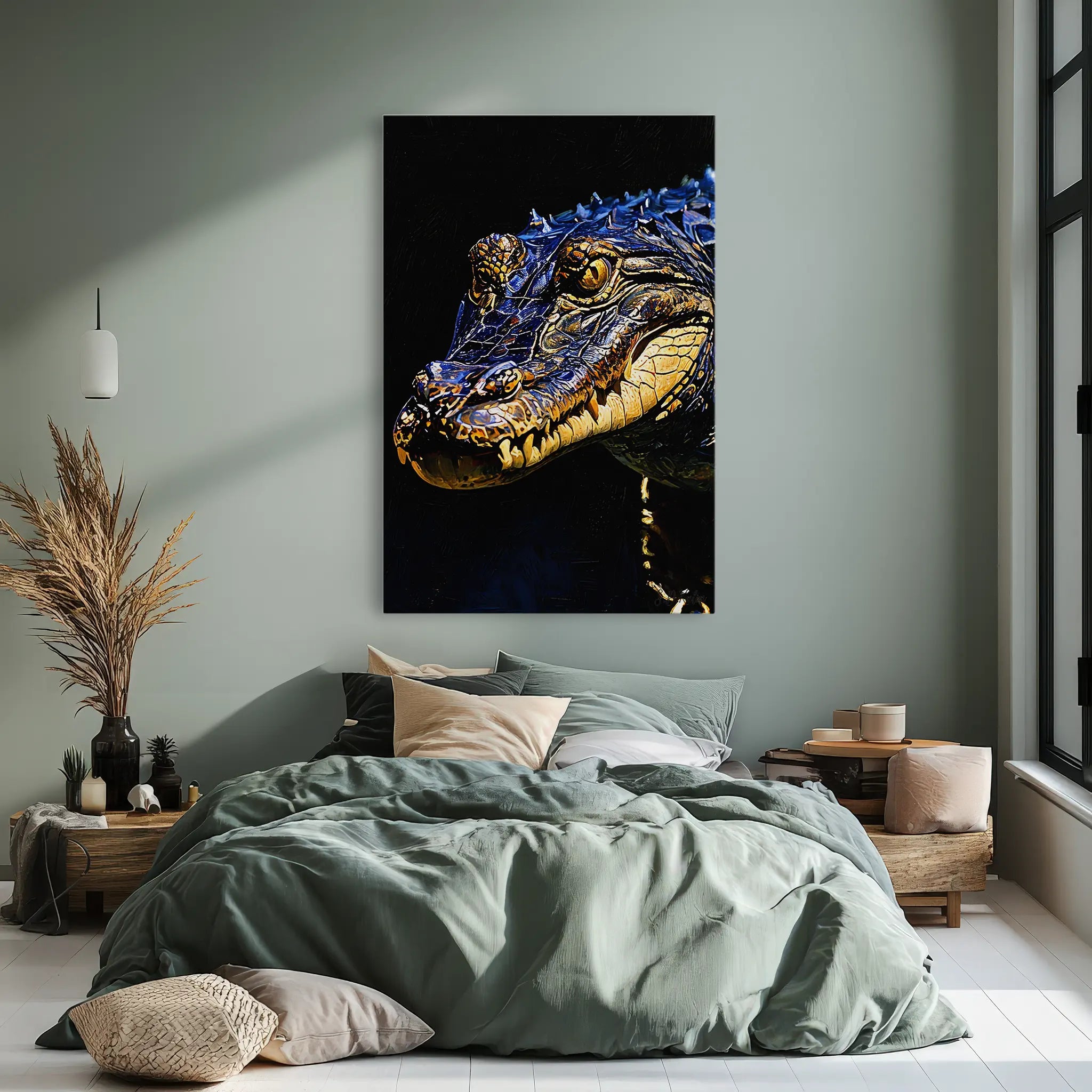 Nightjaw The Gator’s Stare Giclée Print 231094 Visual Wall Art AR2:3V Giclée Print