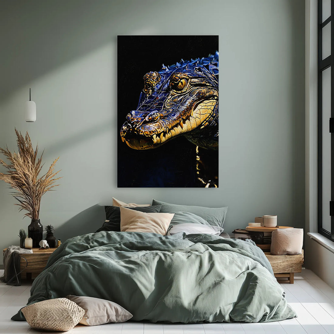 Nightjaw The Gator’s Stare Giclée Print 231094 Visual Wall Art AR2:3V Giclée Print