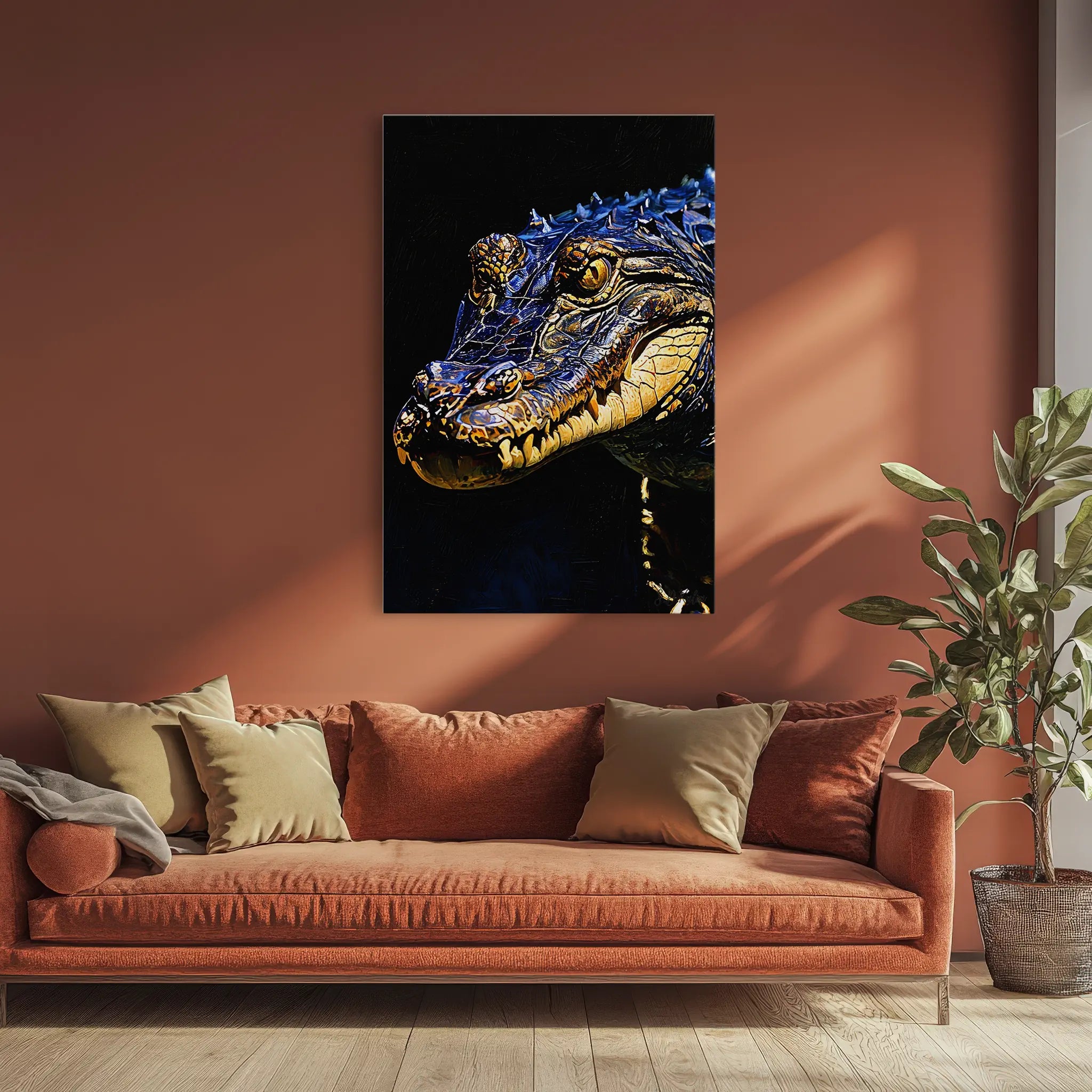 Nightjaw The Gator’s Stare Giclée Print 231094 Visual Wall Art AR2:3V Giclée Print