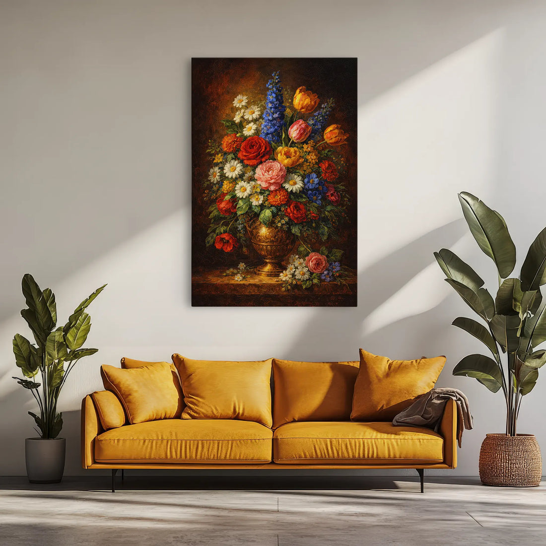 Tall-Forest-Waterfall-Giclée-Print-232009 Visual Wall Art AR2:3V Giclée Print