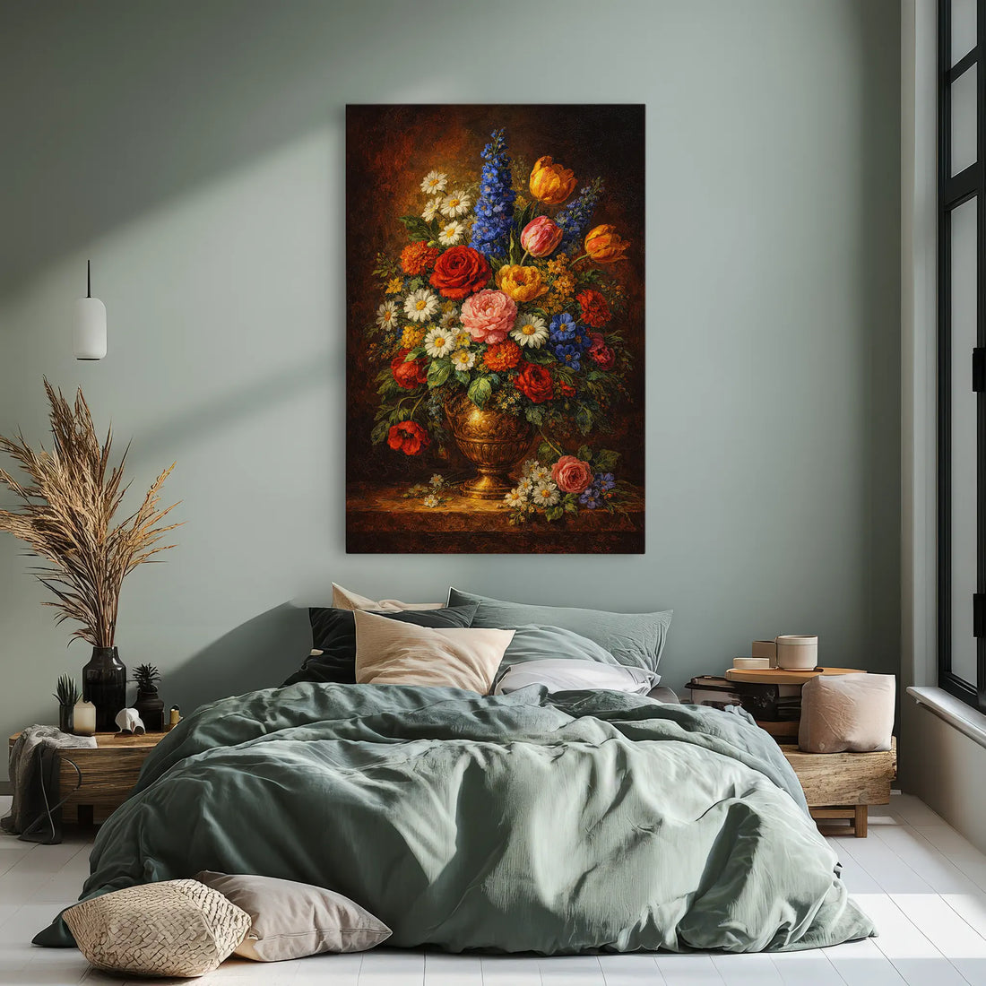 Tall-Forest-Waterfall-Giclée-Print-232009 Visual Wall Art AR2:3V Giclée Print