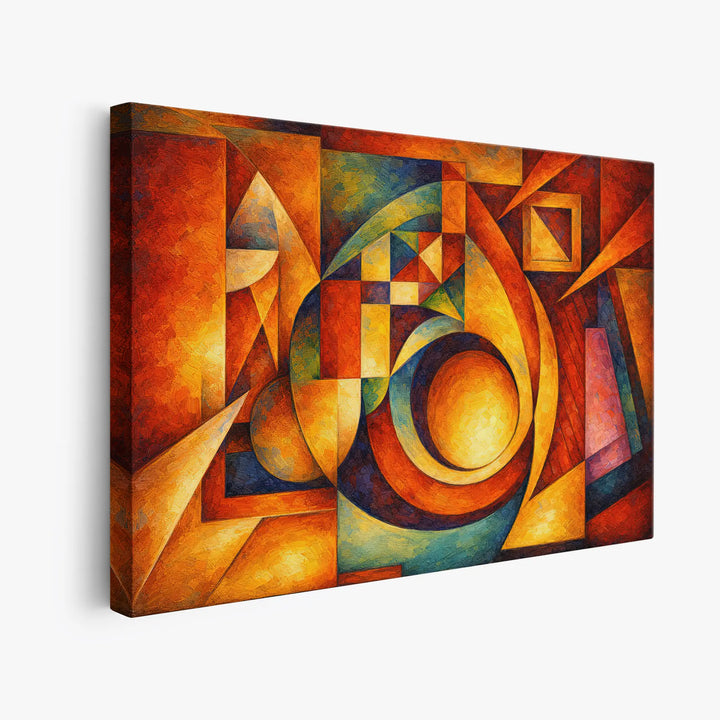 Orbit and Angle Bold Modern Abstract Giclée Print 329025 Visual Wall Art AR3:2H Giclée Print