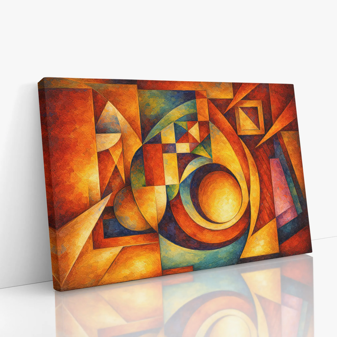 Orbit and Angle Bold Modern Abstract Giclée Print 329025 Visual Wall Art AR3:2H Giclée Print