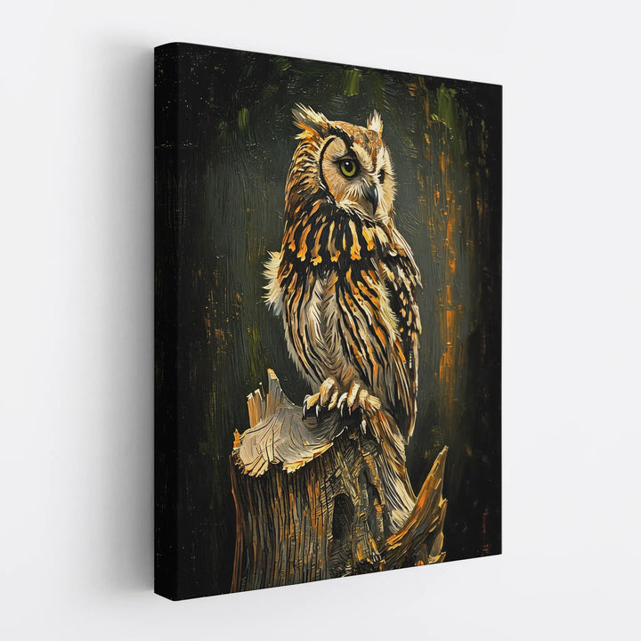 Owl Tree Stump Giclée Print 454634 Visual Wall Art AR3:4V-AR4:5V Giclée Print