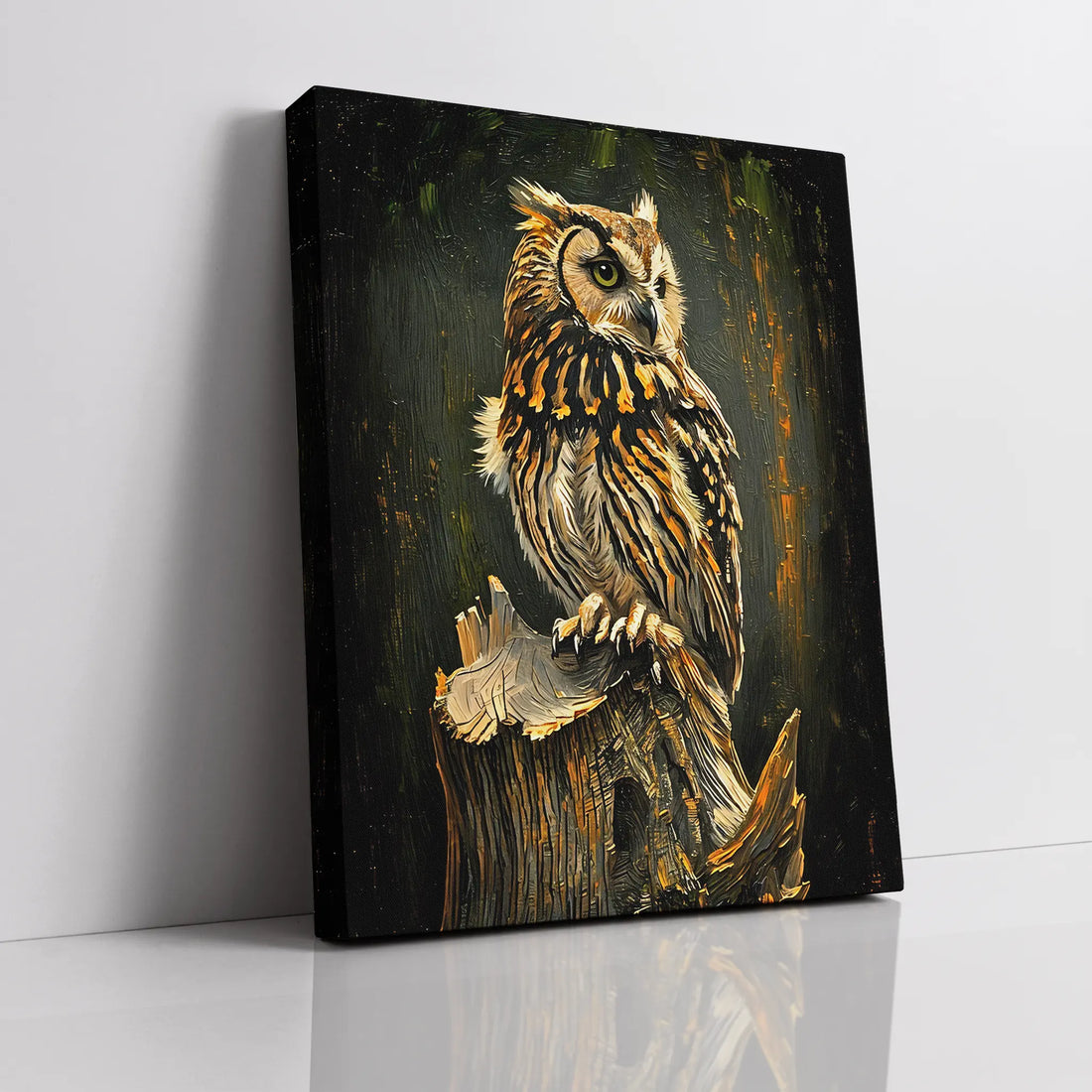 Owl Tree Stump Giclée Print 454634 Visual Wall Art AR3:4V-AR4:5V Giclée Print