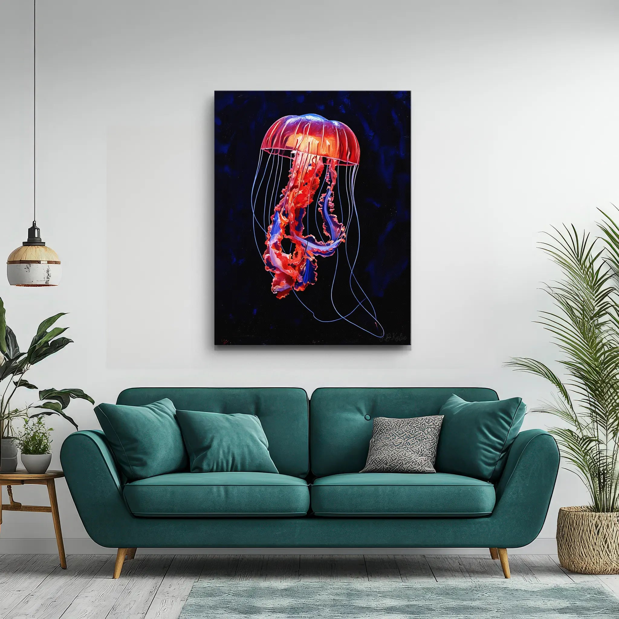 Pacific Sea Nettle Giclée Print 451018 Visual Wall Art AR3:4V-AR4:5V Giclée Print