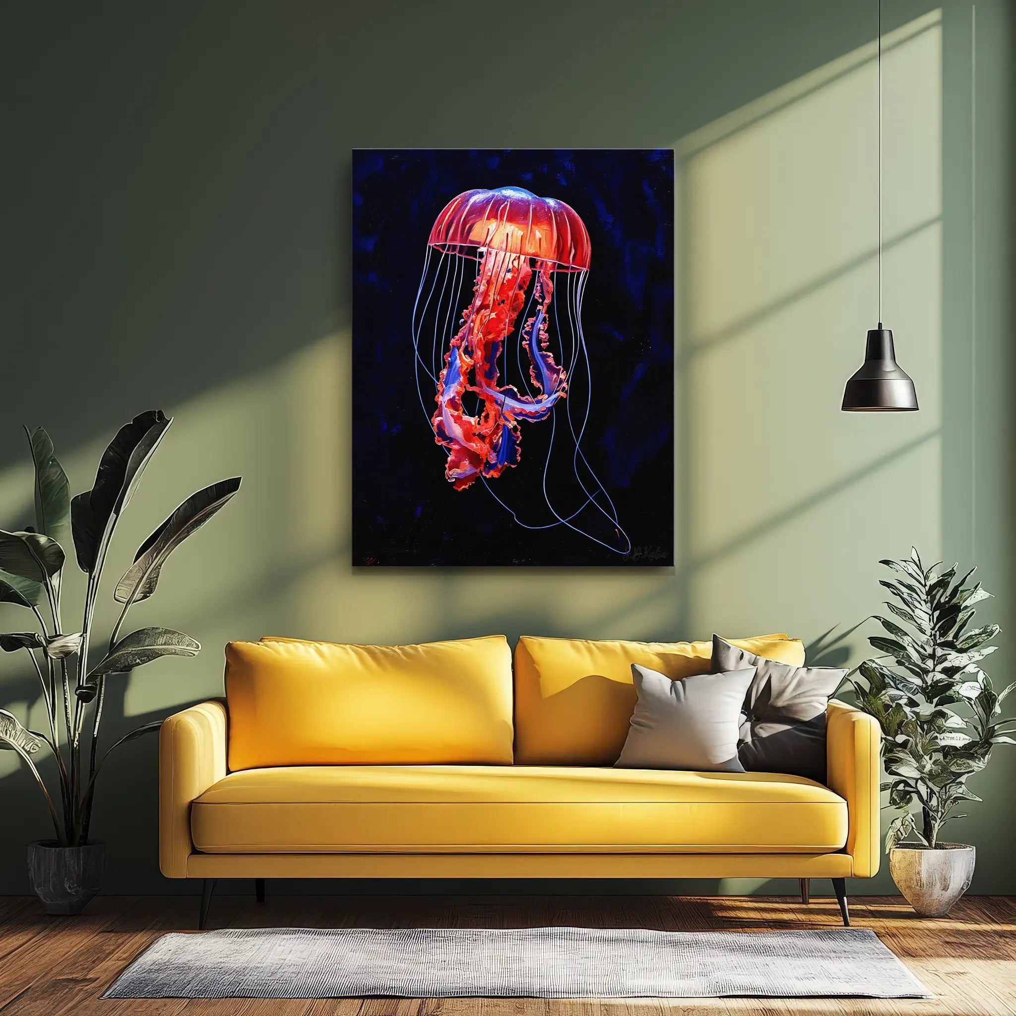 Pacific Sea Nettle Giclée Print 451018 Visual Wall Art AR3:4V-AR4:5V Giclée Print