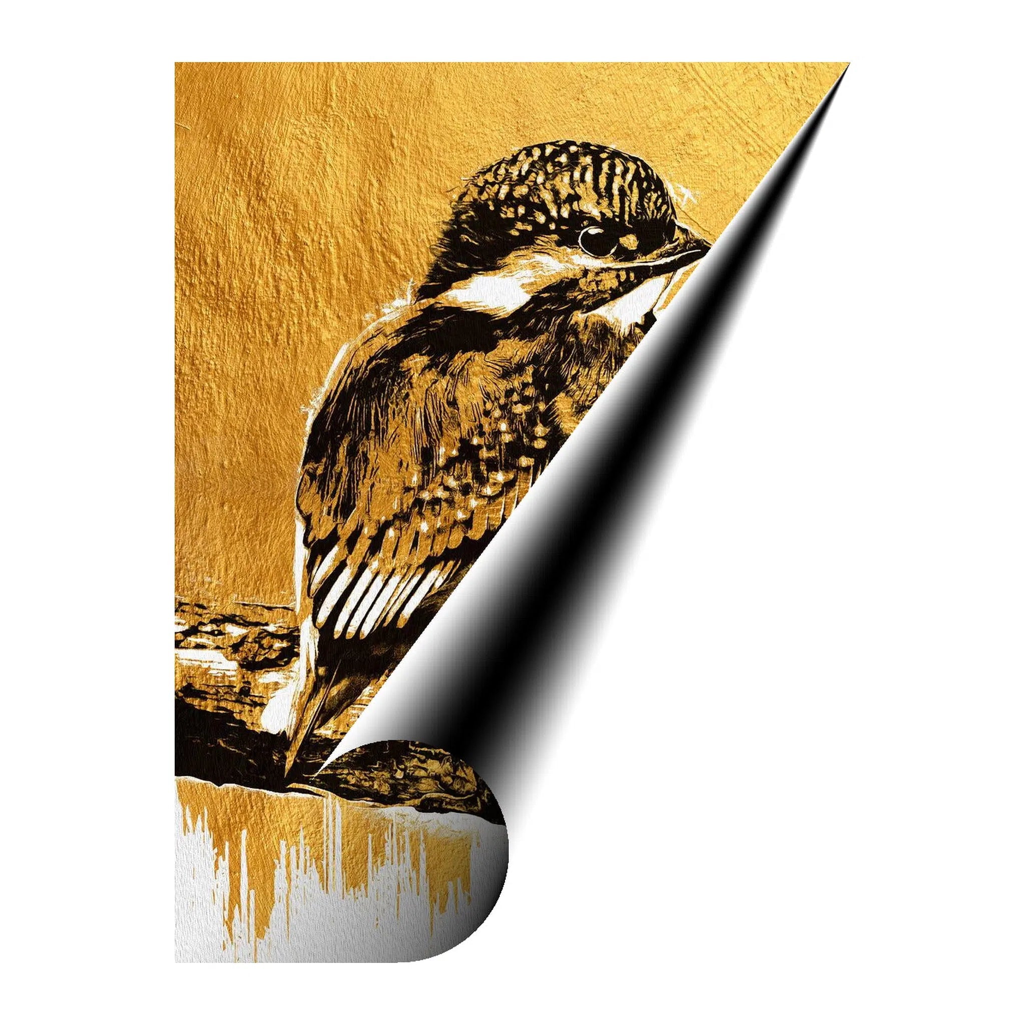 Painted Bunting Gold Giclée Print 34904 Giclée Fine Art Matte Paper Print Visual Wall Art