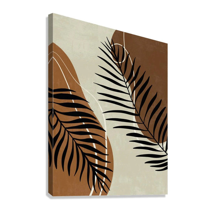 Palm Leaves Bohemian Giclée Print 34217 Giclée Stretched Canvas Print Visual Wall Art