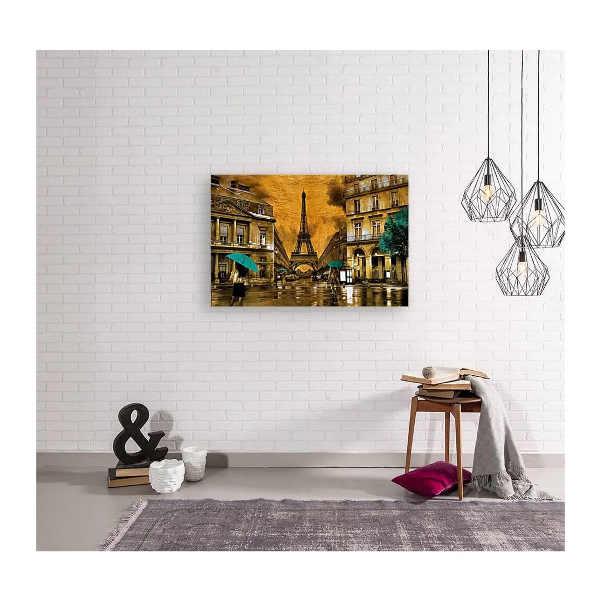 Paris Gold Giclée Print 32916 Visual Wall Art