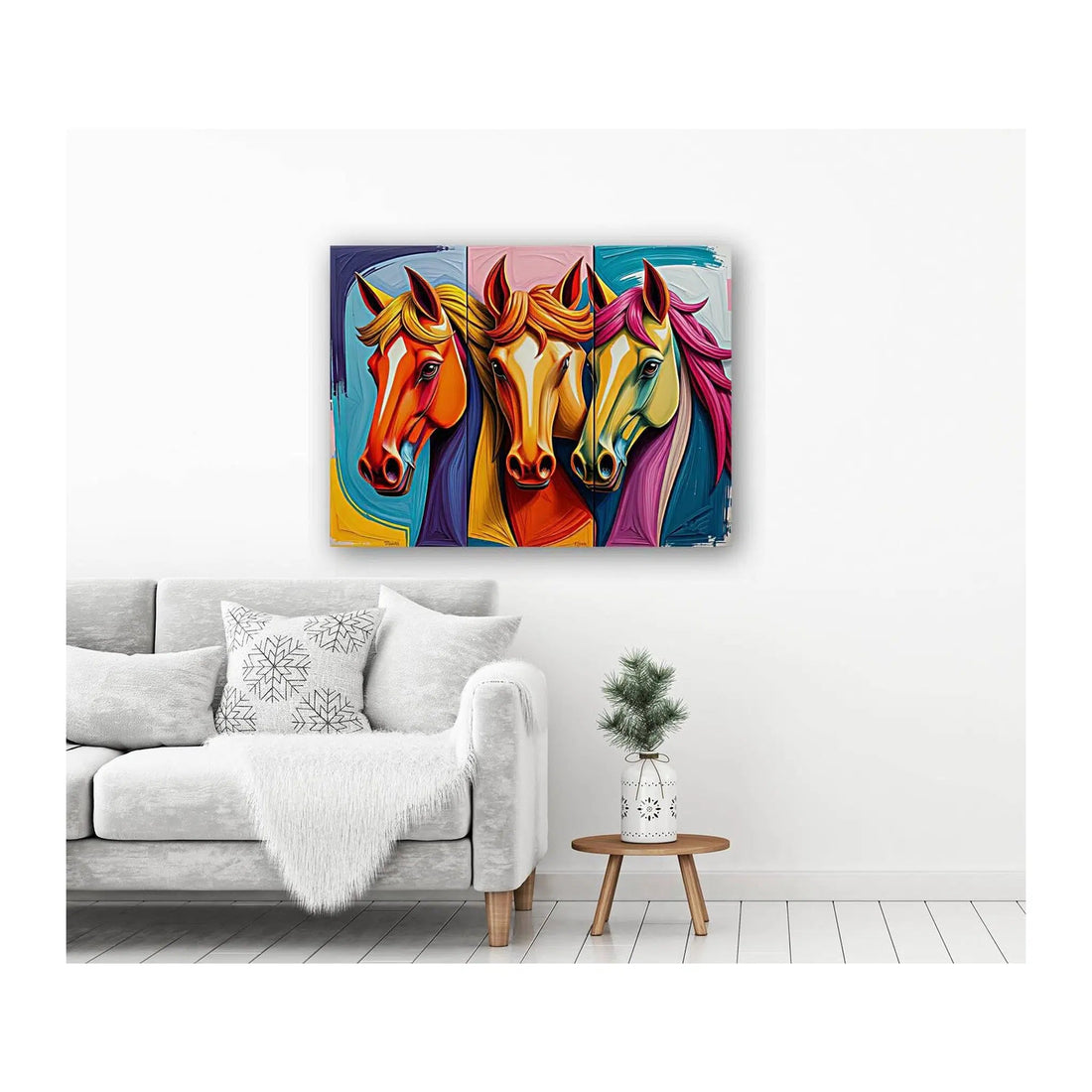 Past, Present, and Future, Horses Giclée Print 43117 Visual Wall Art