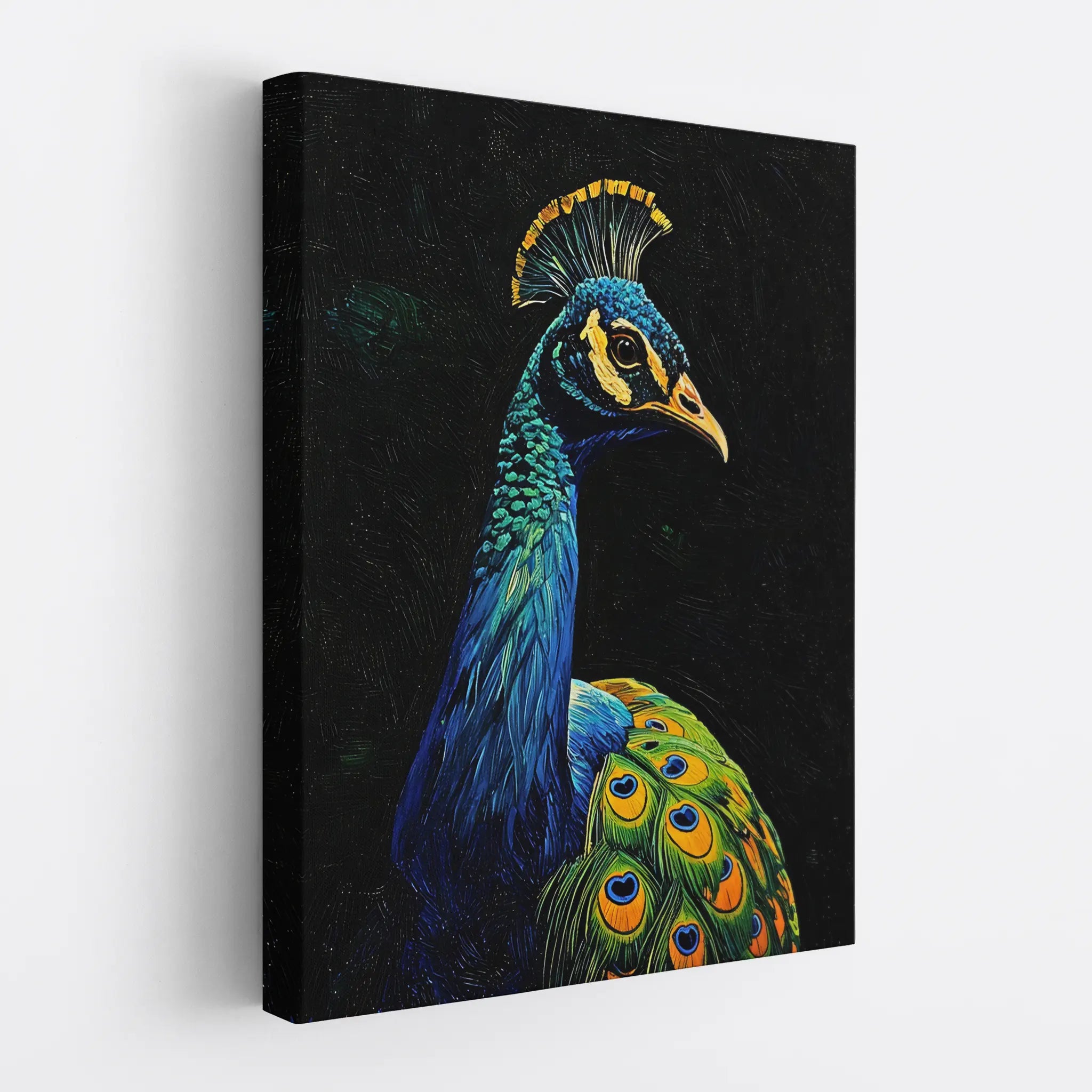 Peacock Elegance Giclée Print 454636 Visual Wall Art AR3:4V-AR4:5V Giclée Print