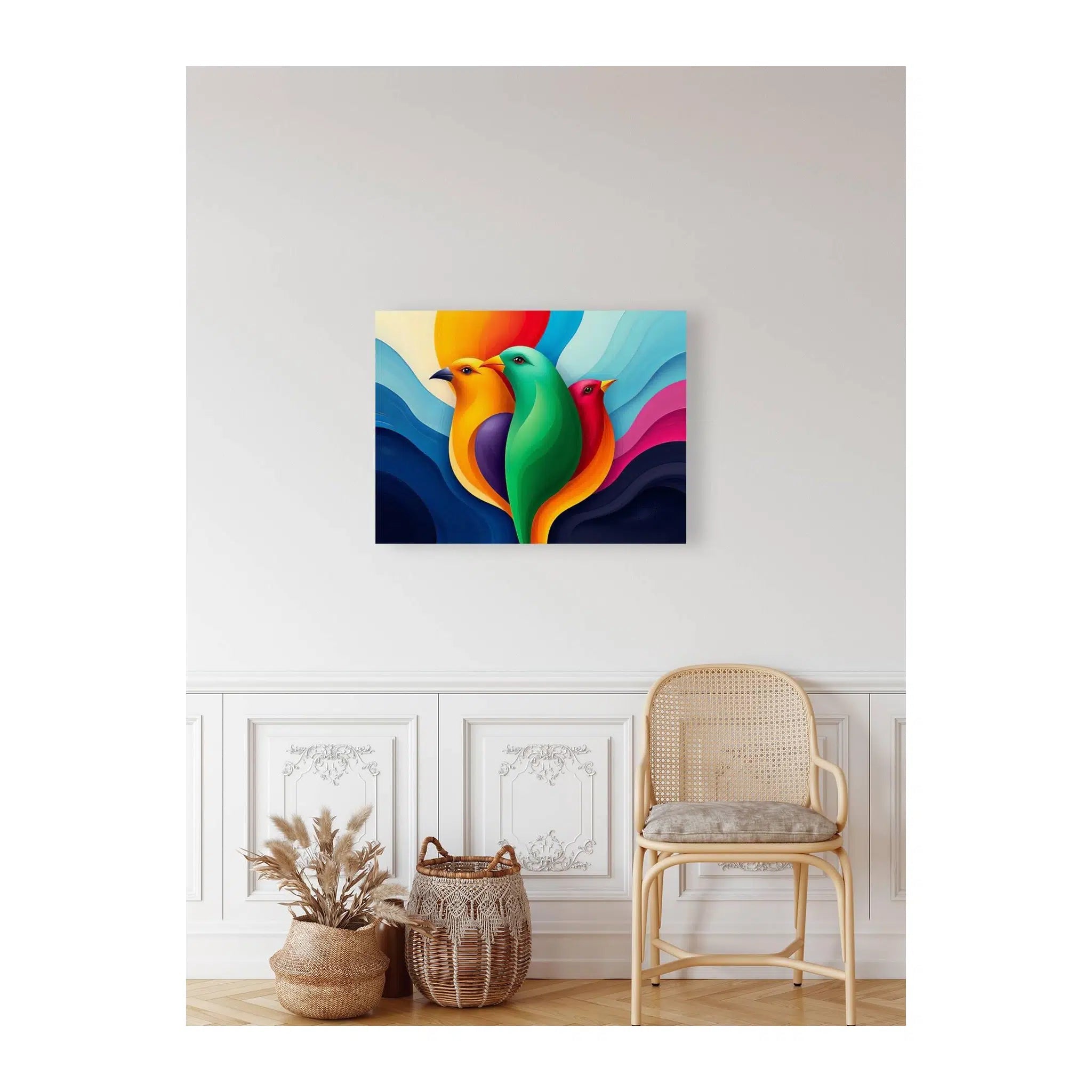 Perched Birds Giclée Print 43703 Visual Wall Art